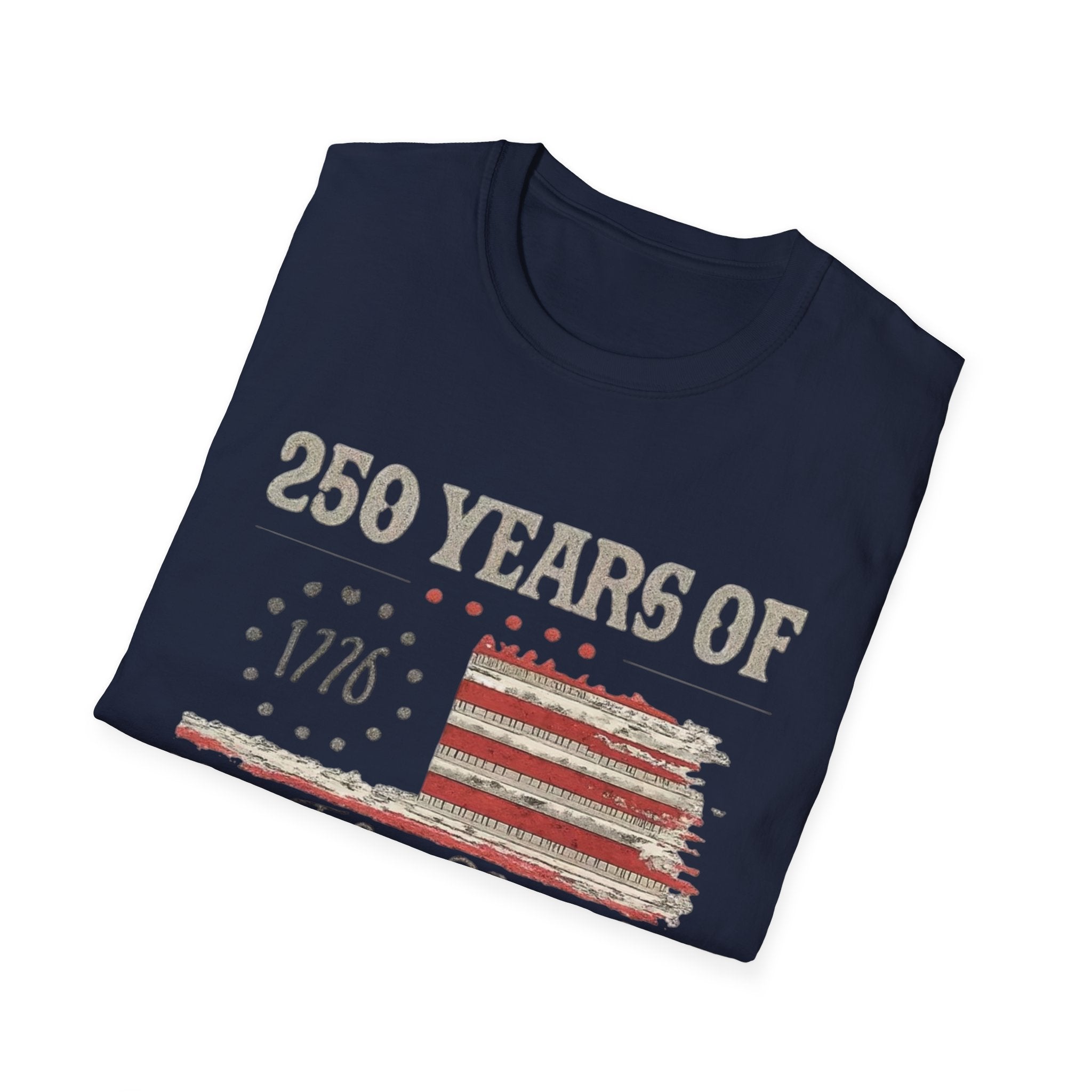 Freedom 250th Anniversary T-Shirt – "250 Years of Freedom" 1776 We the People Patriotic Tee