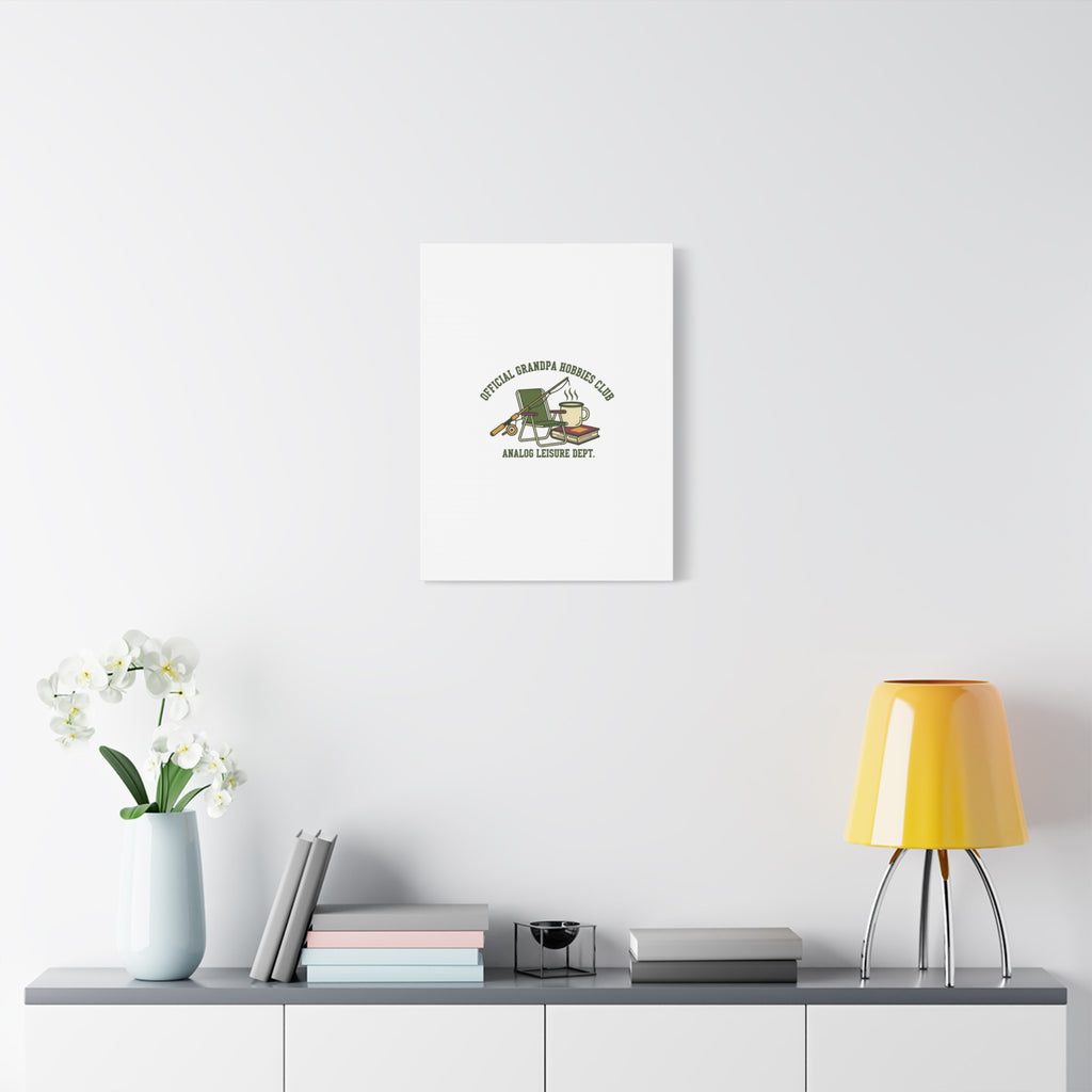 Analog Leisure Dept. Fishing Graphic Canvas | Grandpa Core, Retro Wildlife