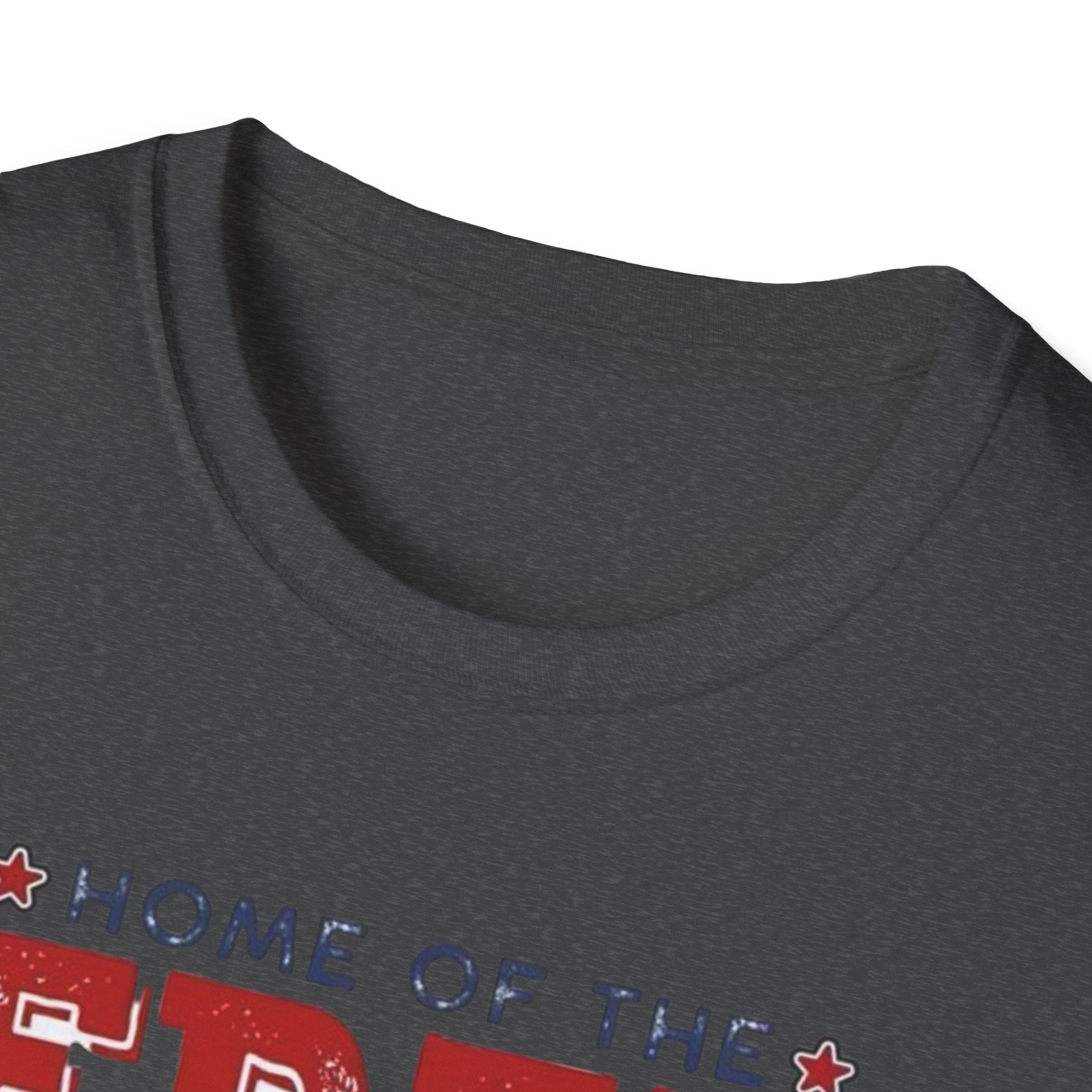 Patriotic Eagle T-Shirt — "Home of the Free Because of the Brave"