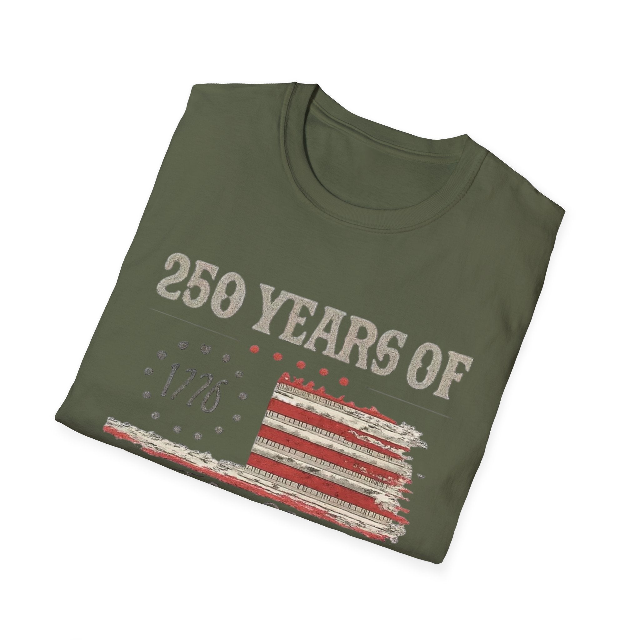 Freedom 250th Anniversary T-Shirt – "250 Years of Freedom" 1776 We the People Patriotic Tee