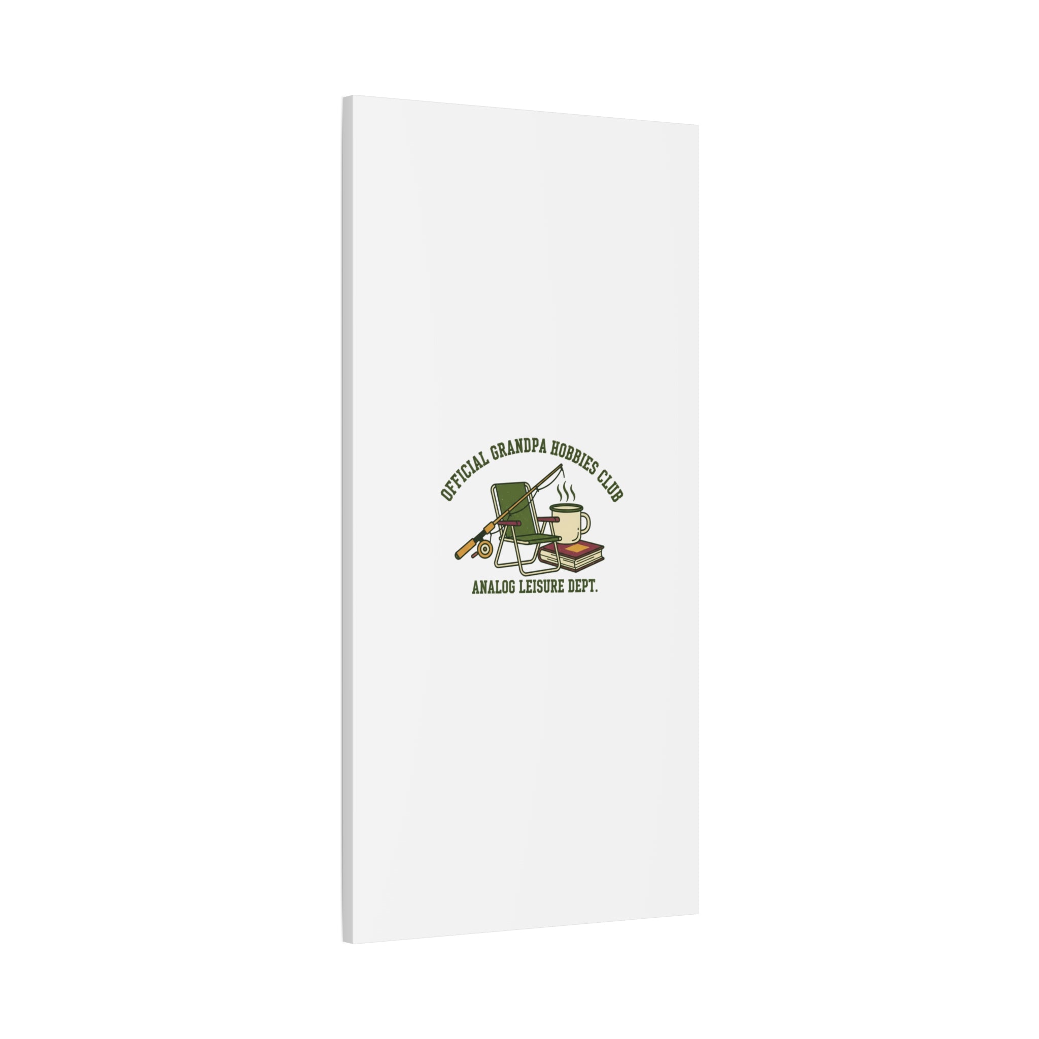 Analog Leisure Dept. Fishing Graphic Canvas | Grandpa Core, Retro Wildlife