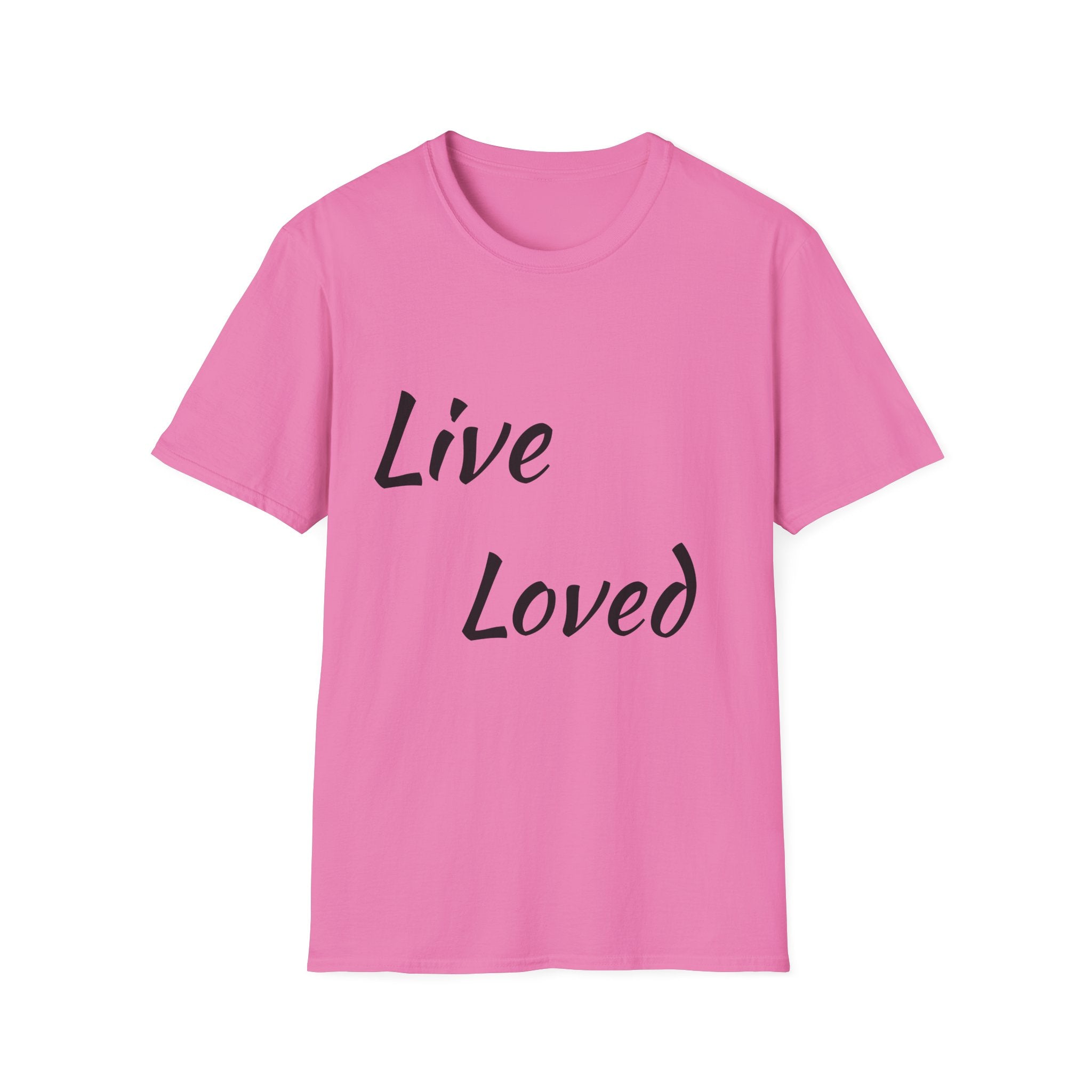 Live Loved T-Shirt — Inspirational Script Tee