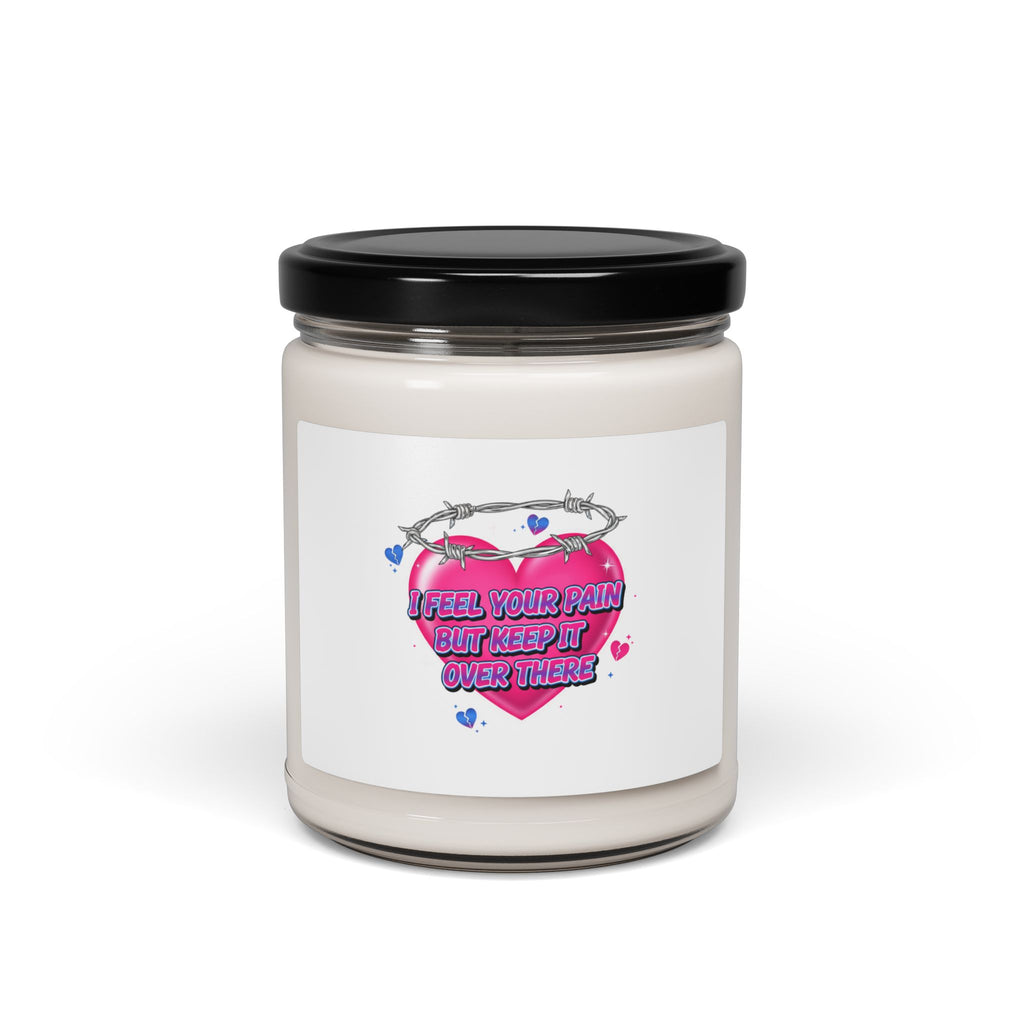 Snarky Neon Heart Candle | Soy Candle, Airbrush Y2K Cherub Style