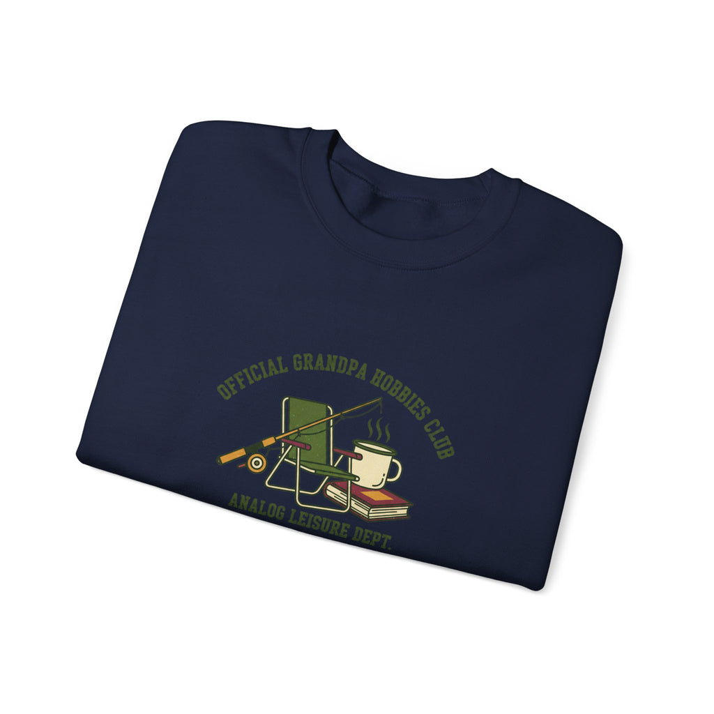 Official Grandpa Hobbies Club Sweatshirt | retro fishing, country core