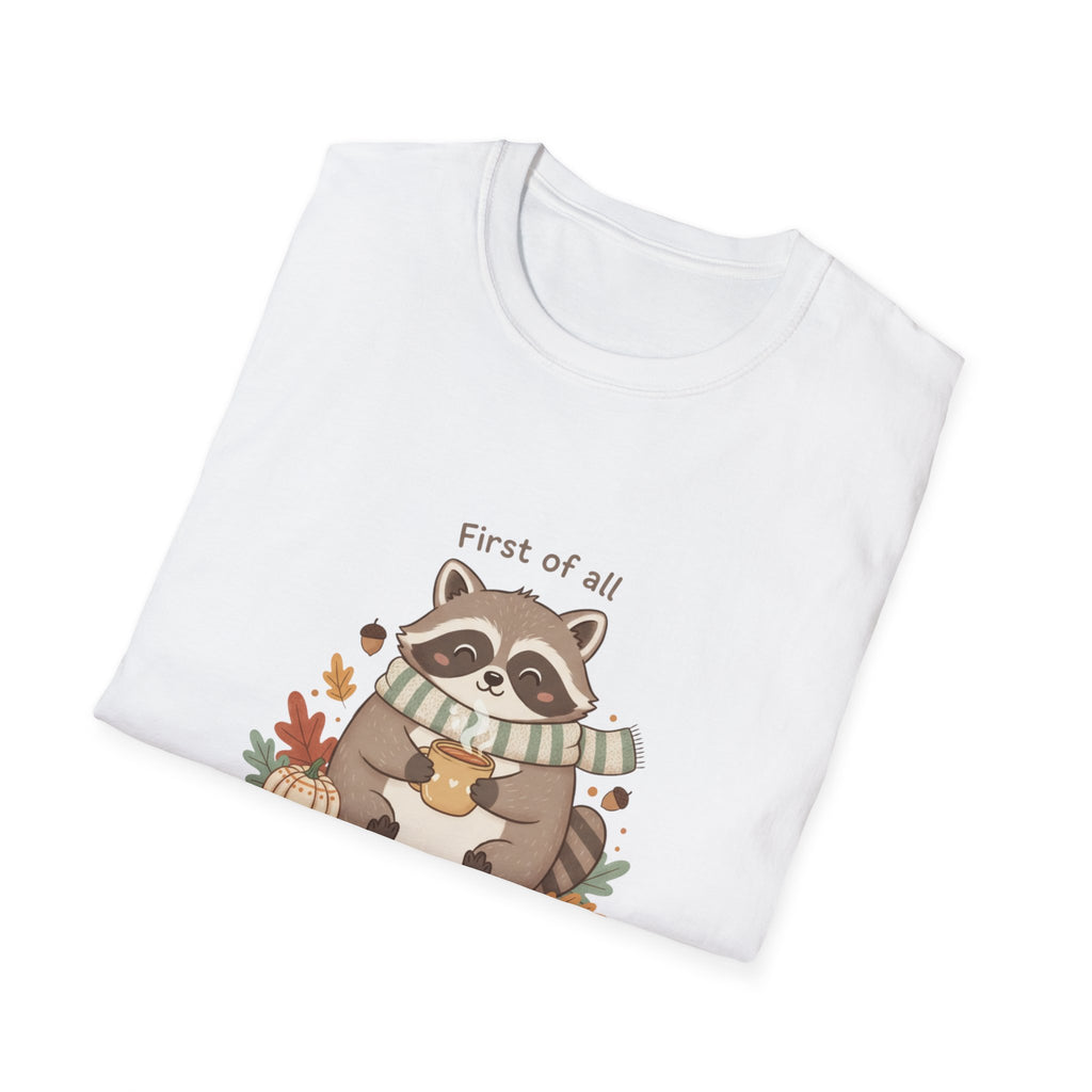 Cozy Raccoon Autumn Shirt | I'm a delight tee