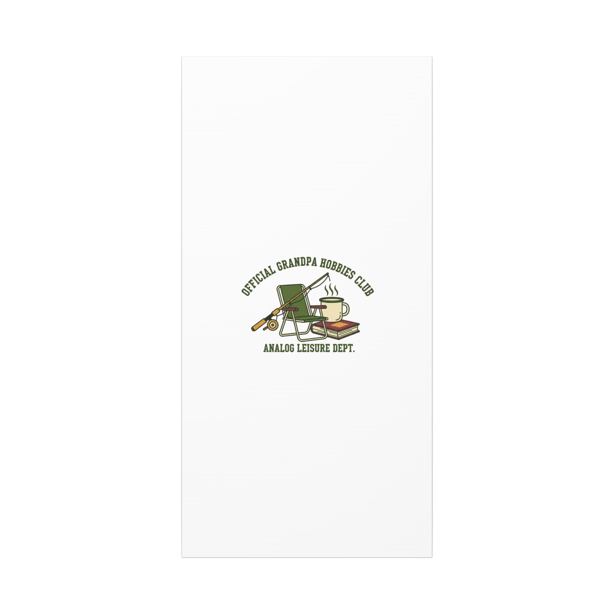 Analog Leisure Dept. Fishing Graphic Canvas | Grandpa Core, Retro Wildlife