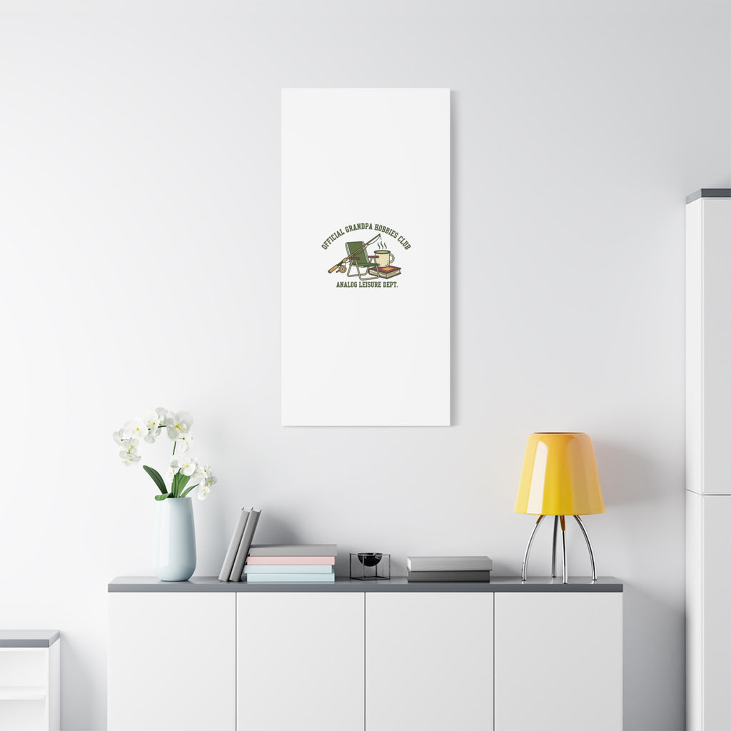 Analog Leisure Dept. Fishing Graphic Canvas | Grandpa Core, Retro Wildlife