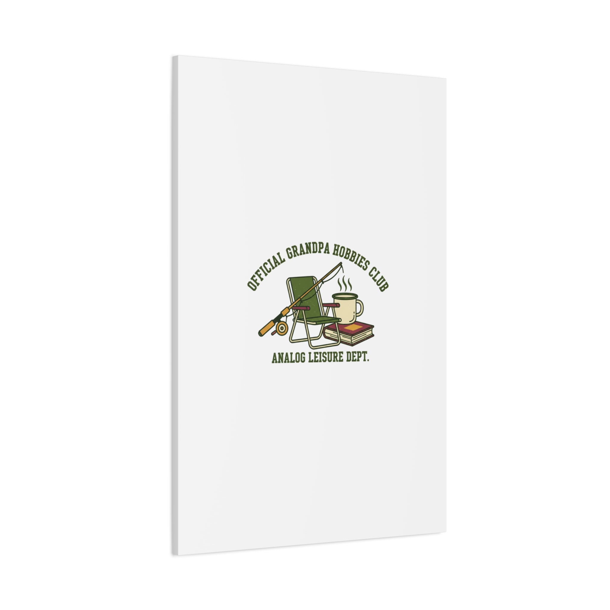 Analog Leisure Dept. Fishing Graphic Canvas | Grandpa Core, Retro Wildlife