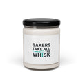 Bakers Take All The Whisk Candle | Kitchen Pun Minimalism
