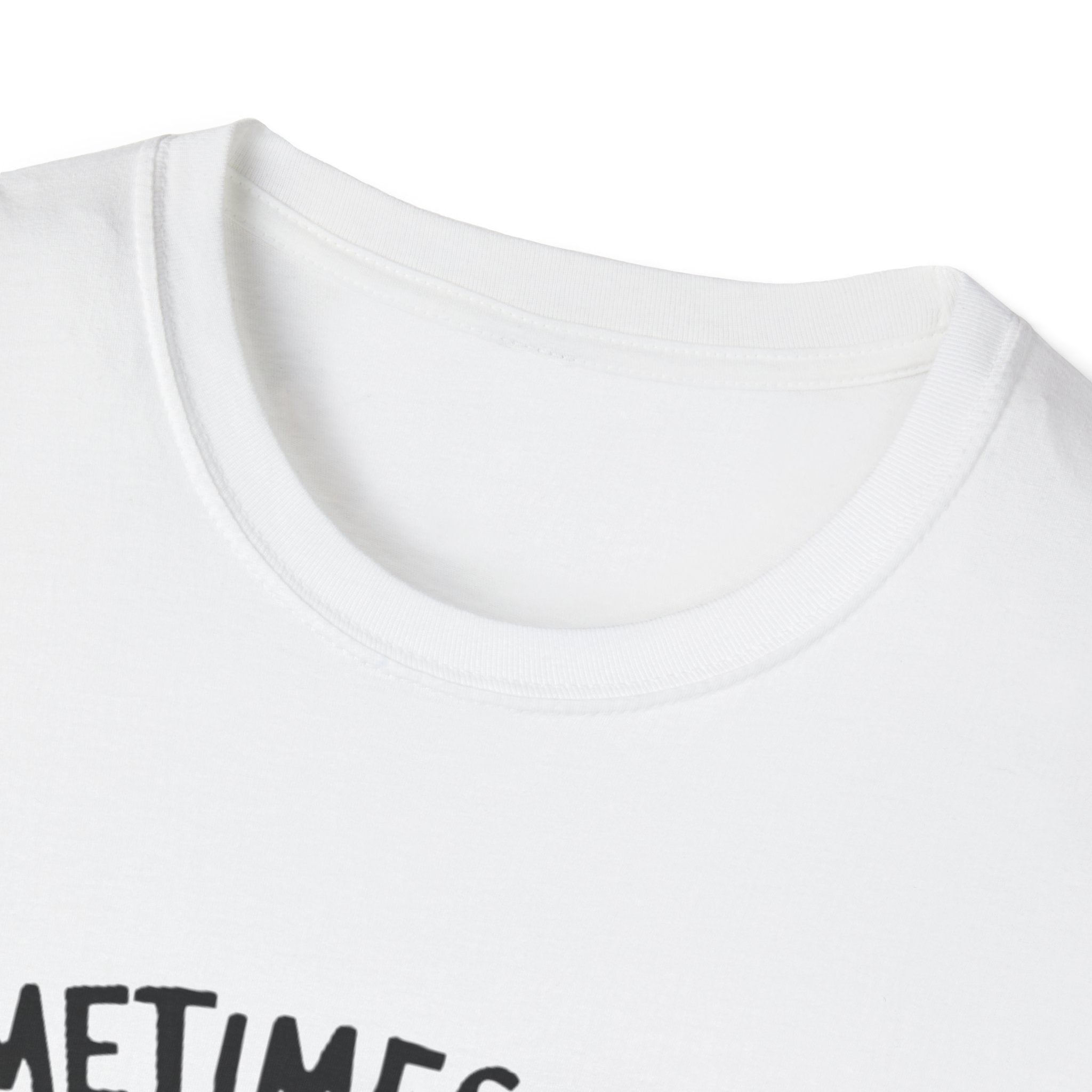 Funny Cat T-Shirt — "Sometimes I Talk To Myself, Then We Both Laugh" Graphic Tee