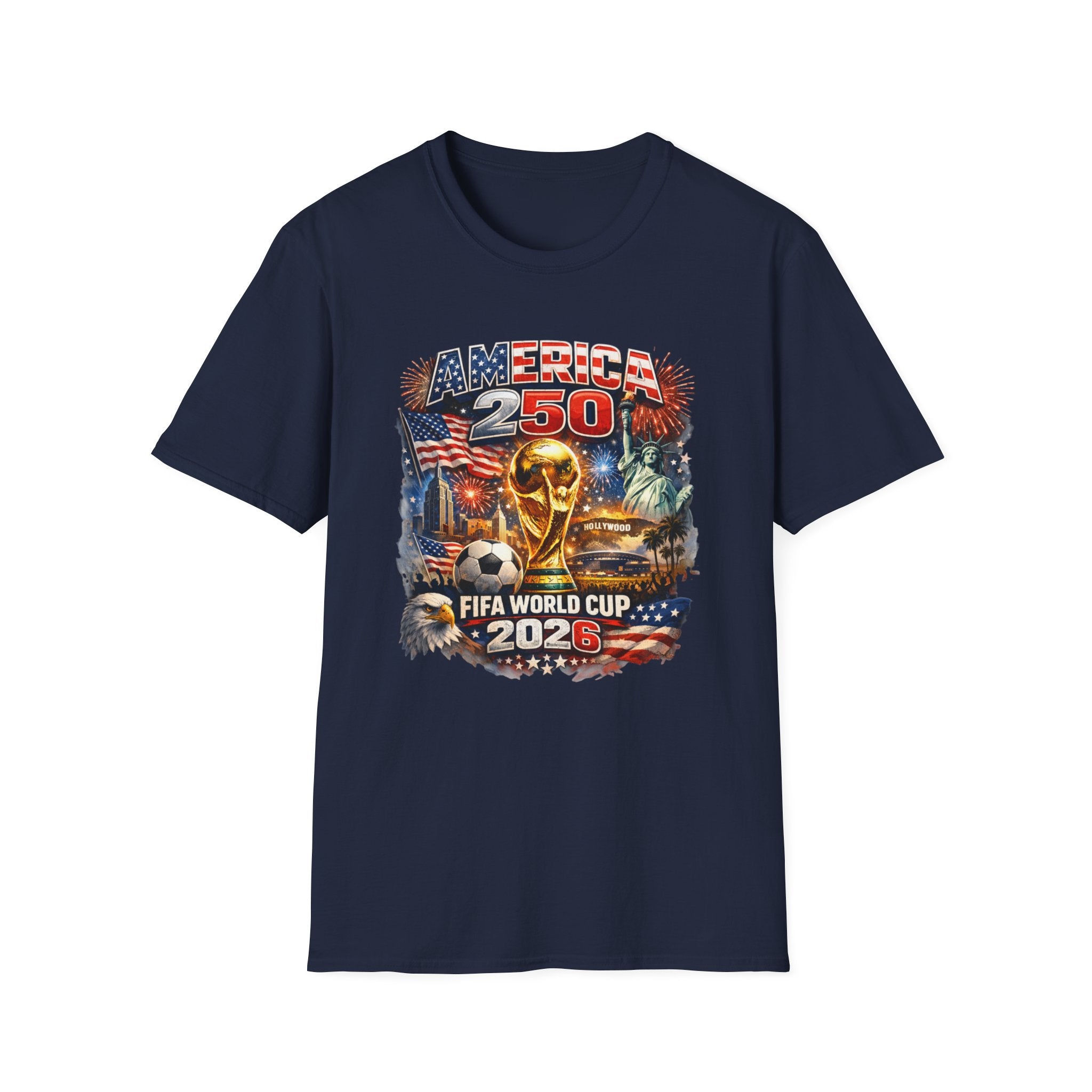 T-Shirt FIFA — America 250 World Cup 2026 Patriotic Soccer Celebration