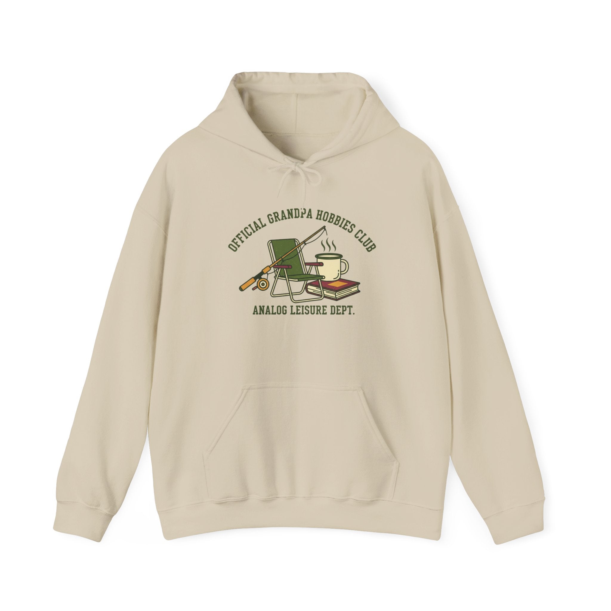 Retro Fishing Graphic Hoodie | grandpa core, vintage wildlife