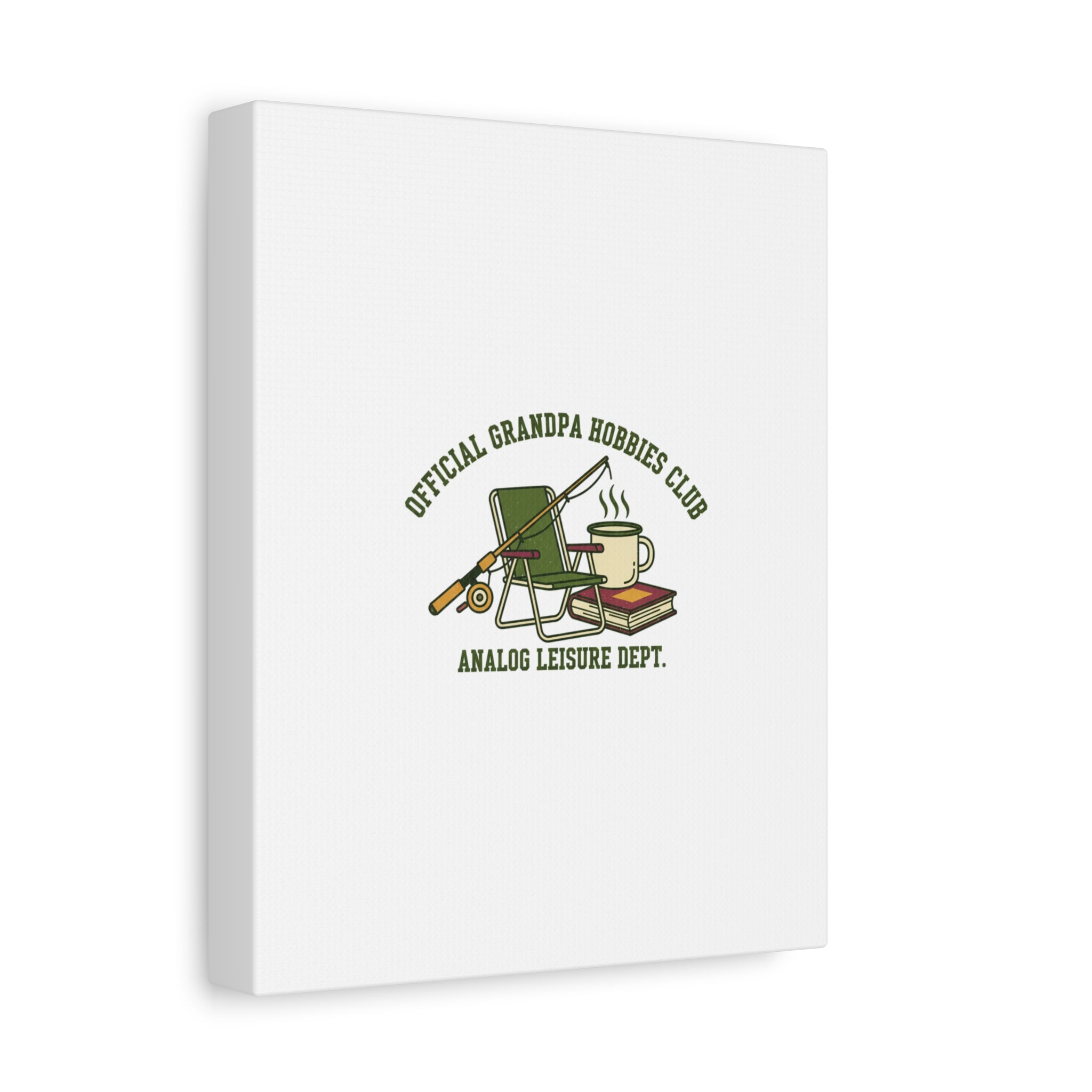 Analog Leisure Dept. Fishing Graphic Canvas | Grandpa Core, Retro Wildlife