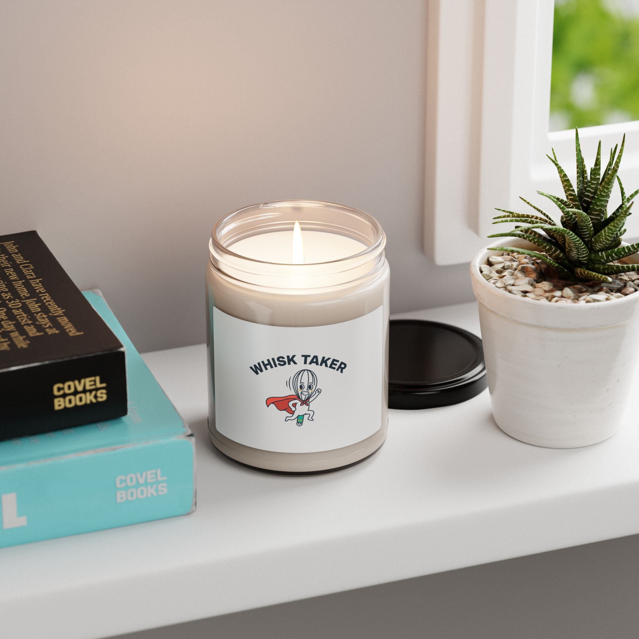 Whisk Taker Candle | Scented Soy Candle, 9oz | Kitchen Pun Minimalism