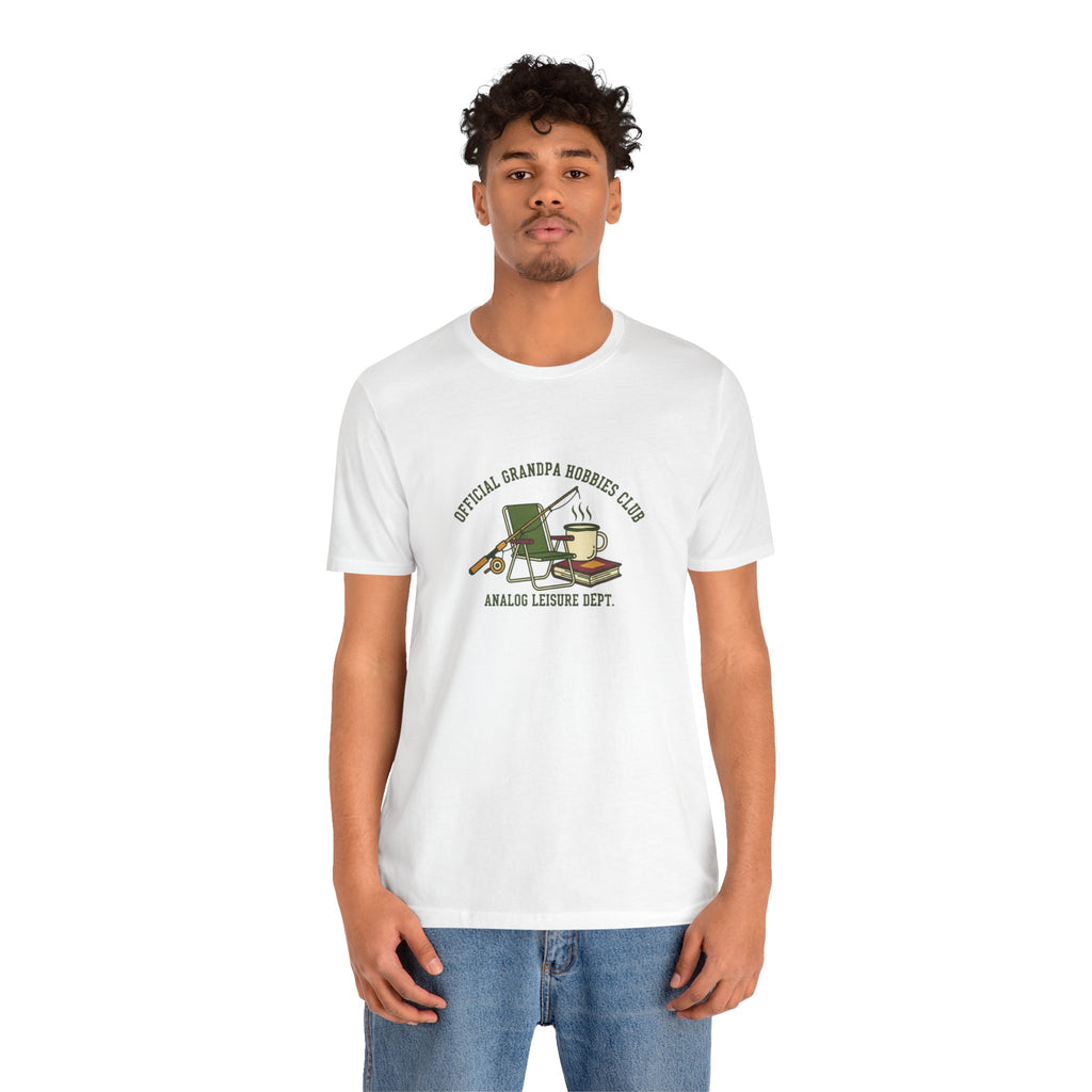Official Grandpa Hobbies Club Tee | retro fishing shirt, vintage wildlife tee