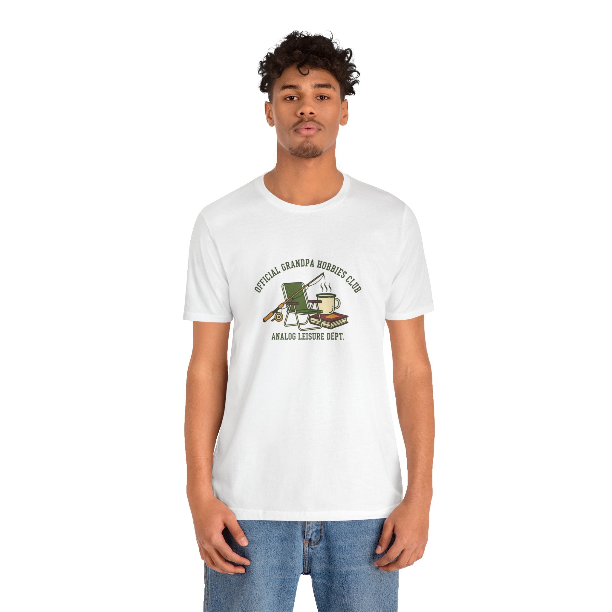 Official Grandpa Hobbies Club Tee | retro fishing shirt, vintage wildlife tee