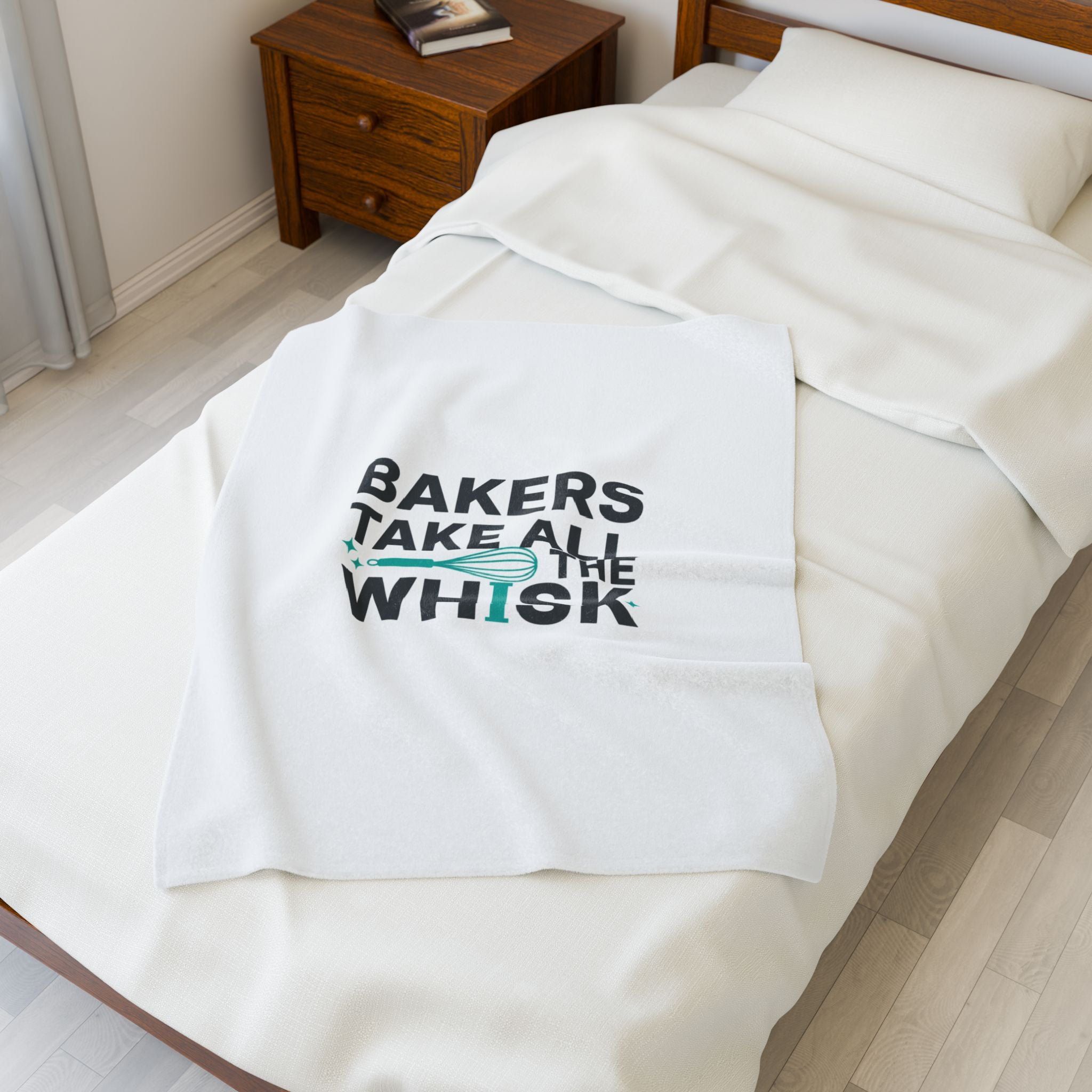 Bakers Take All The Whisk Towel | Kitchen Pun Minimalism, cooking humor