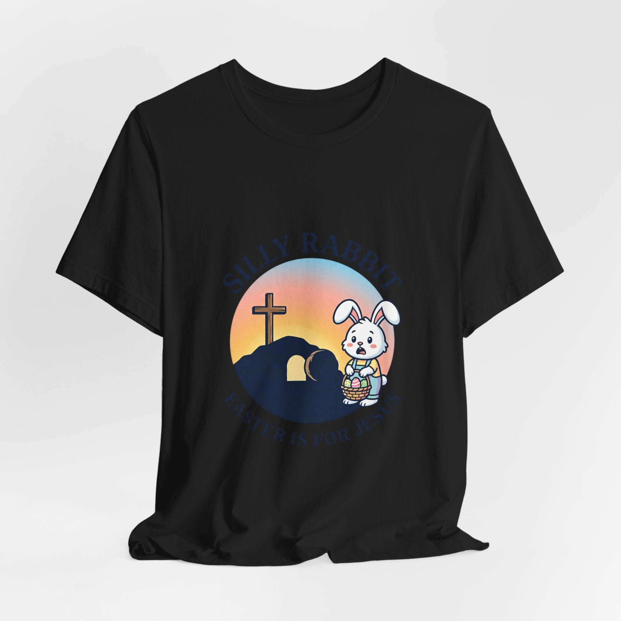 He Is Risen 'Silly Rabbit' Christian Easter Shirt | Faith-Based Humor