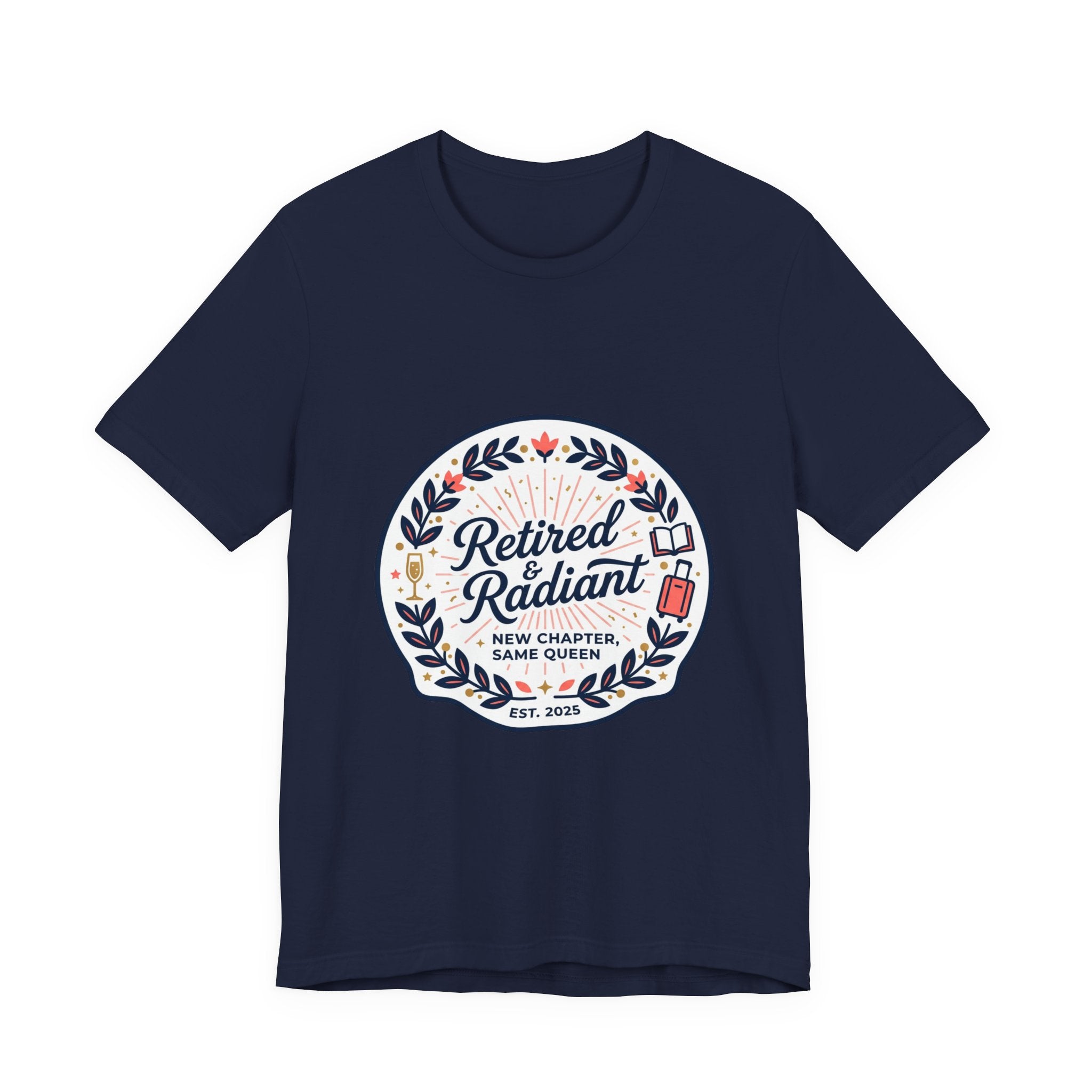 Retired & Radiant Tee | retirement gifts for women, personalized retirement gifts