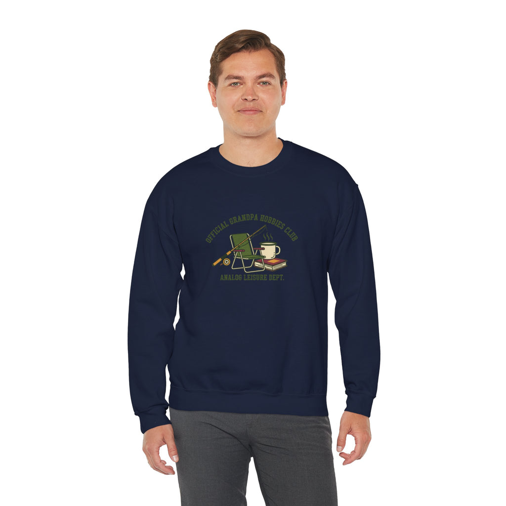Official Grandpa Hobbies Club Sweatshirt | retro fishing, country core