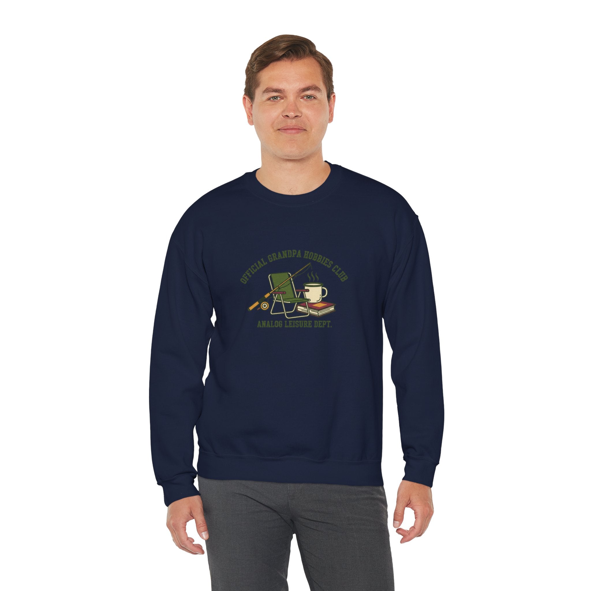 Official Grandpa Hobbies Club Sweatshirt | retro fishing, country core