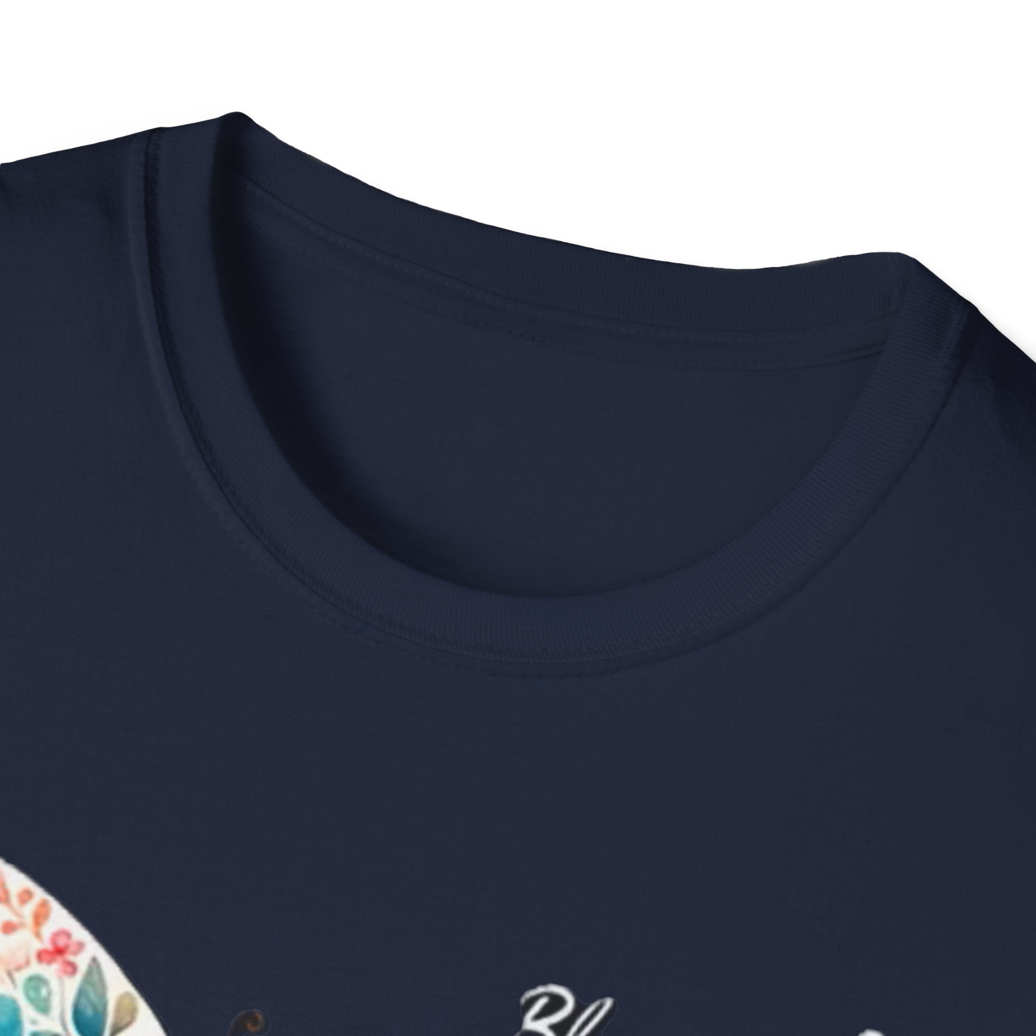 Faith Butterfly T-Shirt — "Blessed by God, Loved by Jesus, Led by the Spirit" Christian Floral Tee