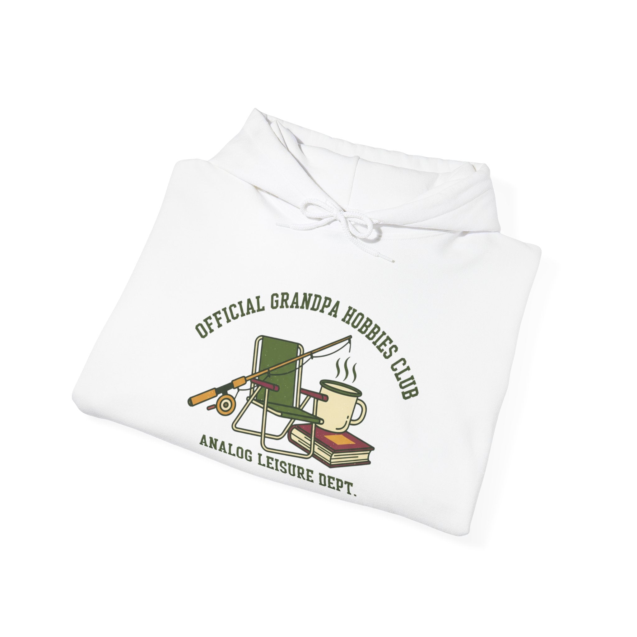 Retro Fishing Graphic Hoodie | grandpa core, vintage wildlife
