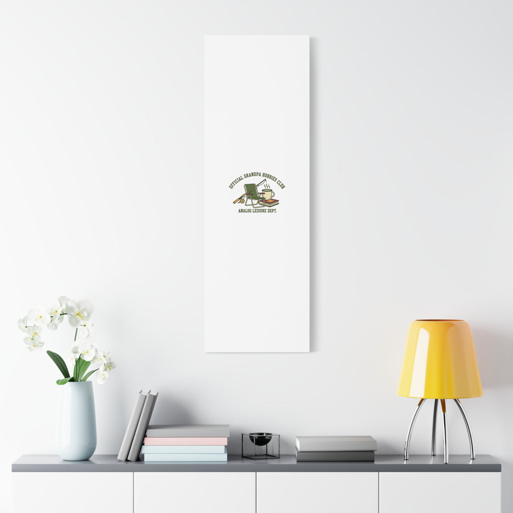 Analog Leisure Dept. Fishing Graphic Canvas | Grandpa Core, Retro Wildlife