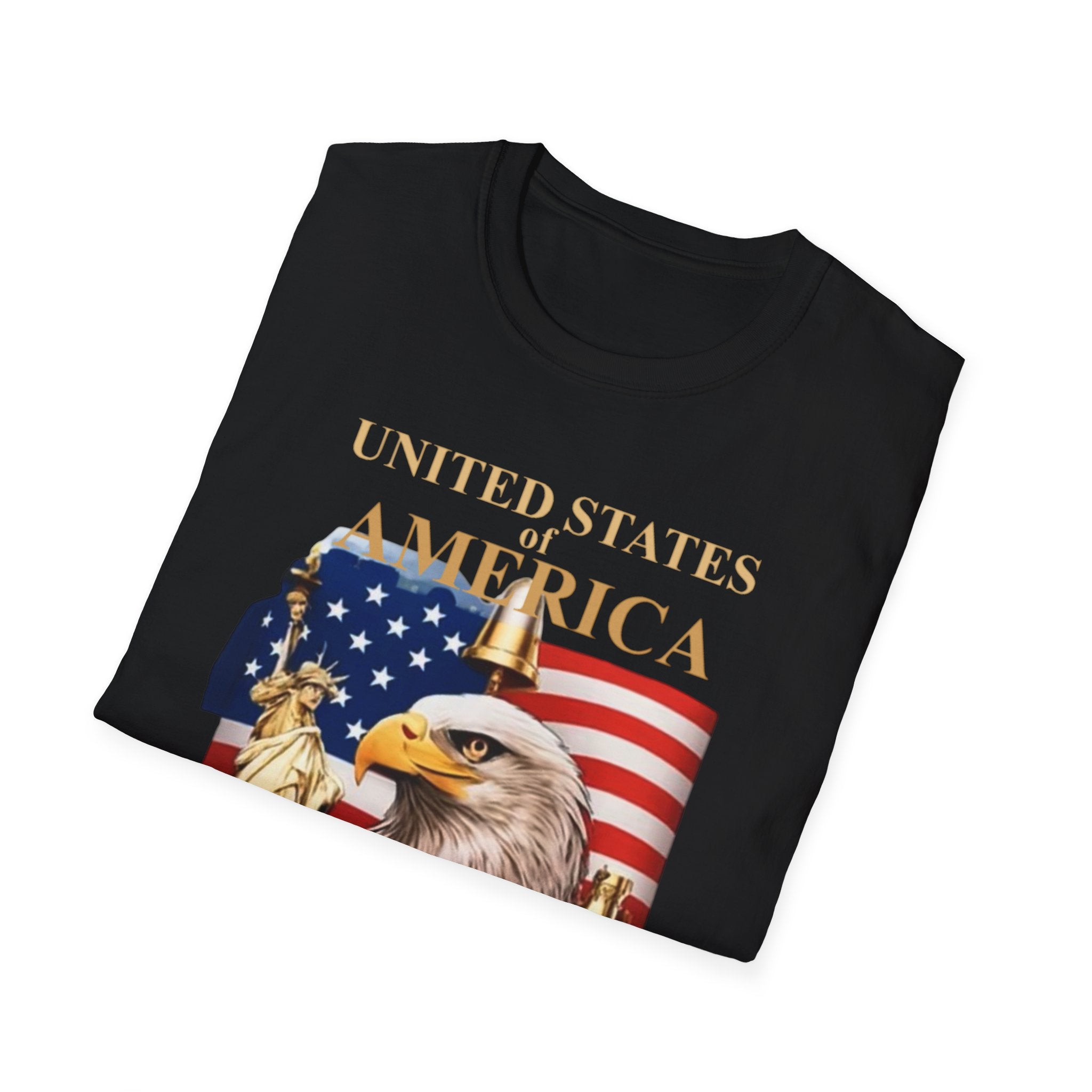 America 250th Anniversary T-Shirt – Bald Eagle, Flag & Liberty Icons (1776–2026)