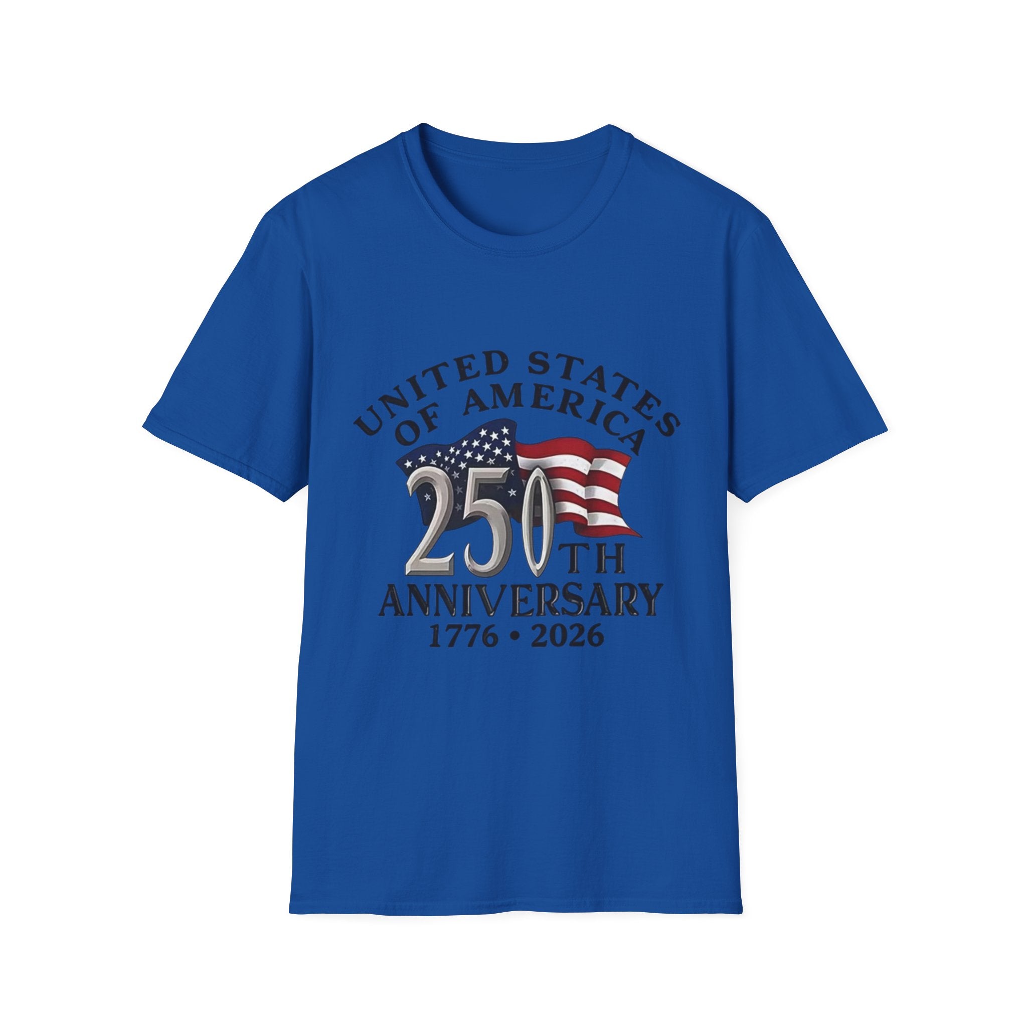 250th Anniversary T-Shirt — United States of America 1776–2026 Flag Tee