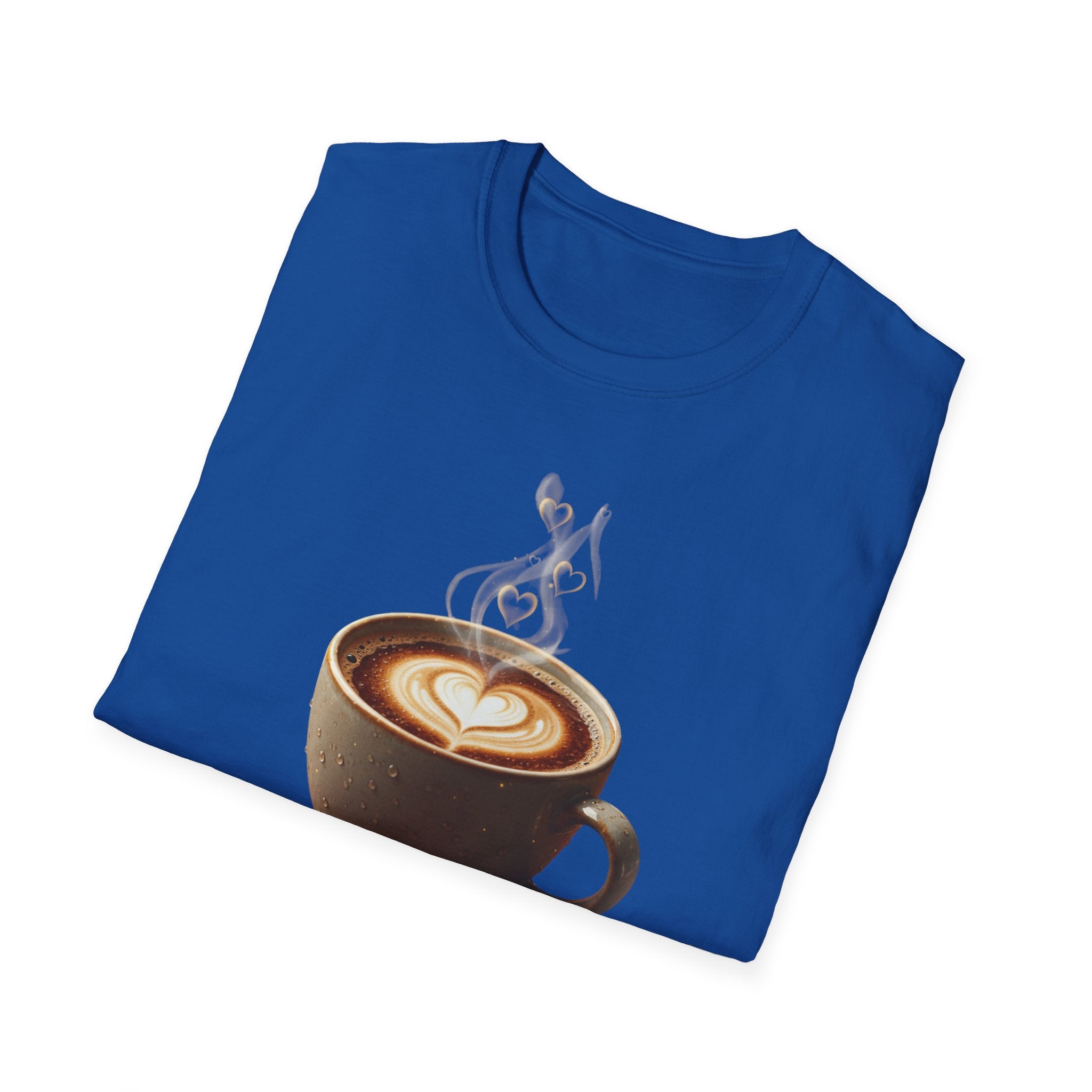 Coffee Lover T-Shirt — Latte Art Cup Graphic Tee