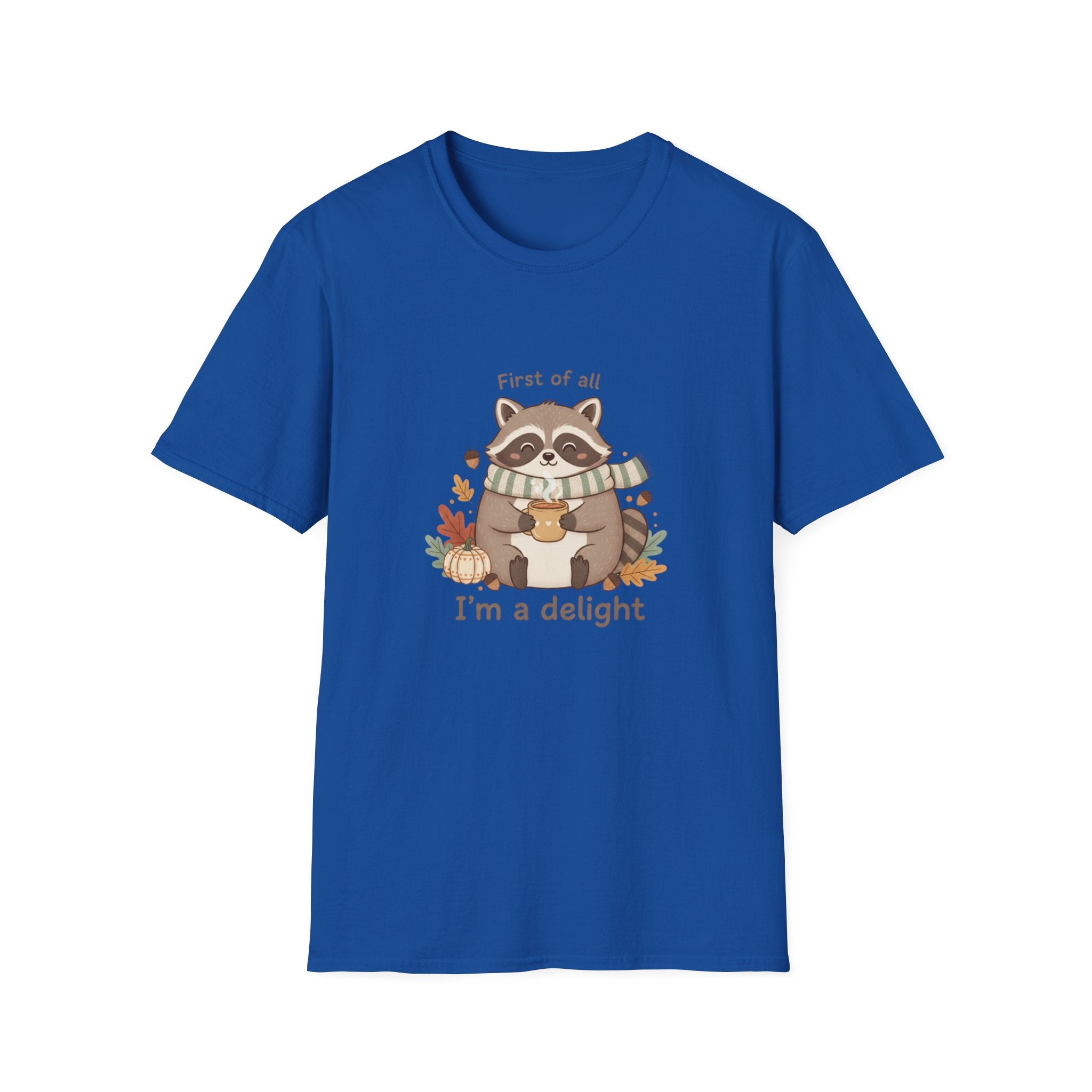 Cozy Raccoon Autumn Shirt | I'm a delight tee