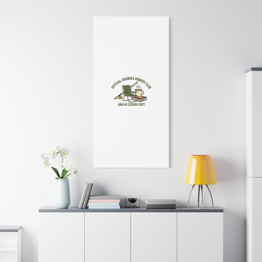 Analog Leisure Dept. Fishing Graphic Canvas | Grandpa Core, Retro Wildlife