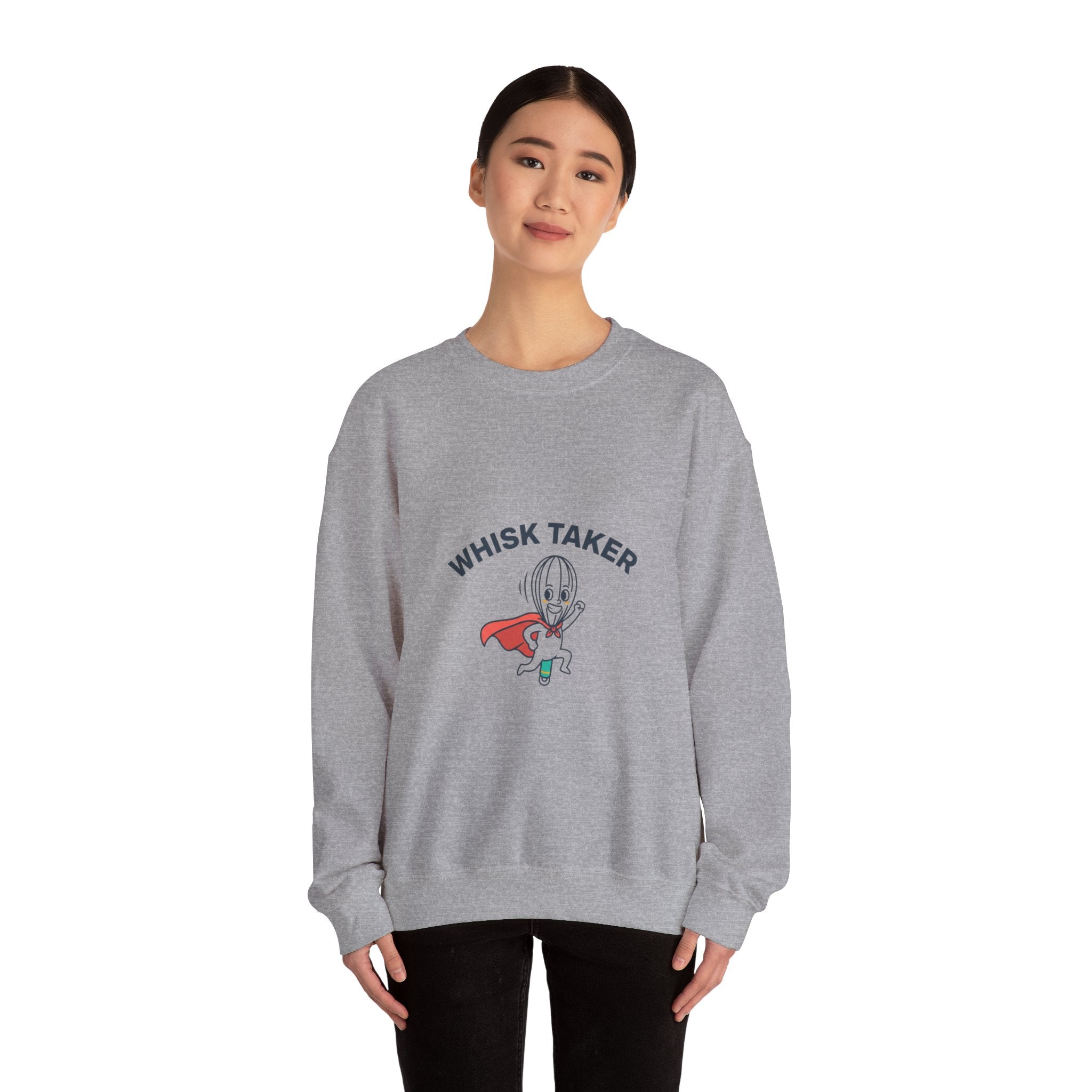 Whisk Taker Sweatshirt | kitchen pun, cooking humor