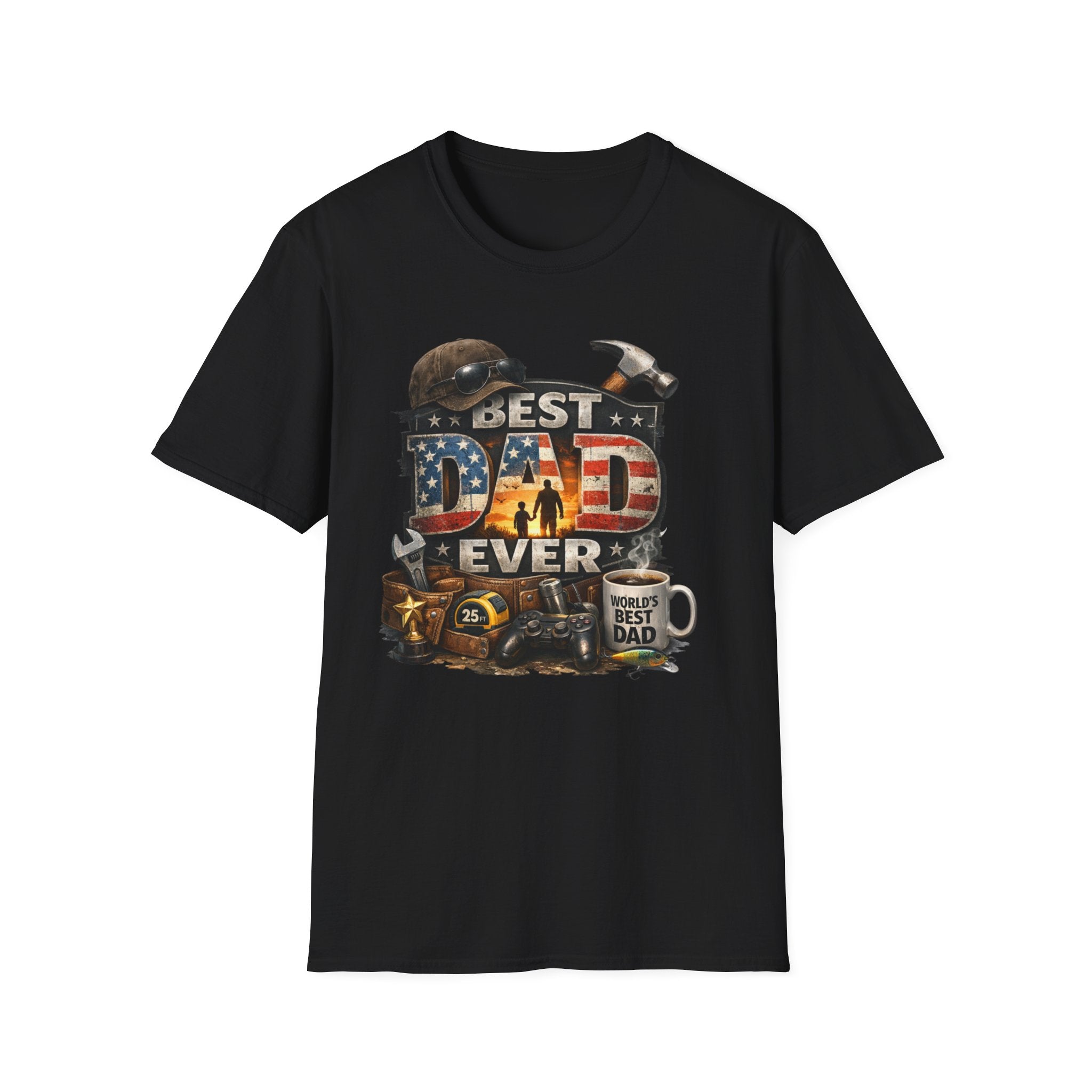 Best Dad Ever Carpenter T-Shirt – Father’s Day Tool Vintage Tee