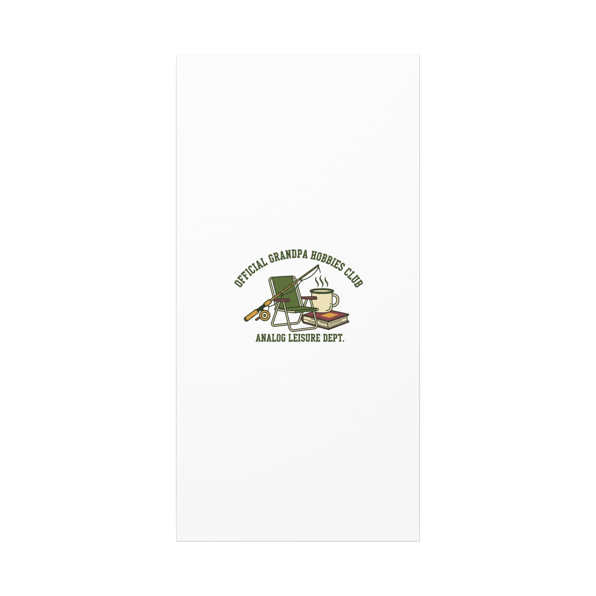 Analog Leisure Dept. Fishing Graphic Canvas | Grandpa Core, Retro Wildlife
