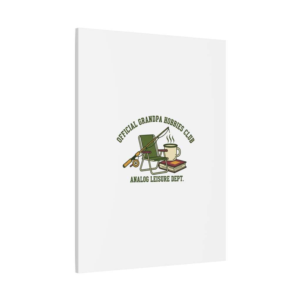 Analog Leisure Dept. Fishing Graphic Canvas | Grandpa Core, Retro Wildlife