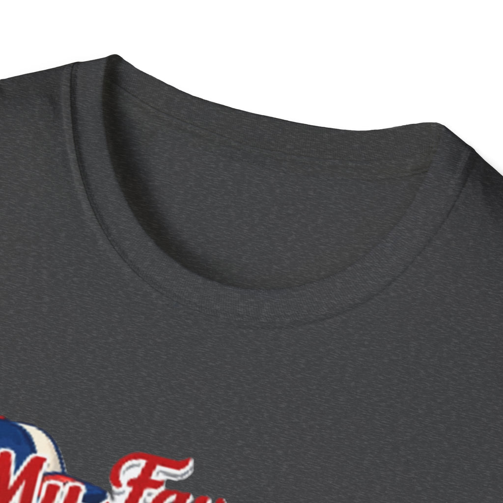 Baseball Mama T-Shirt — “My Favorite Baseball Player Calls Me Mama” Graphic Shirt