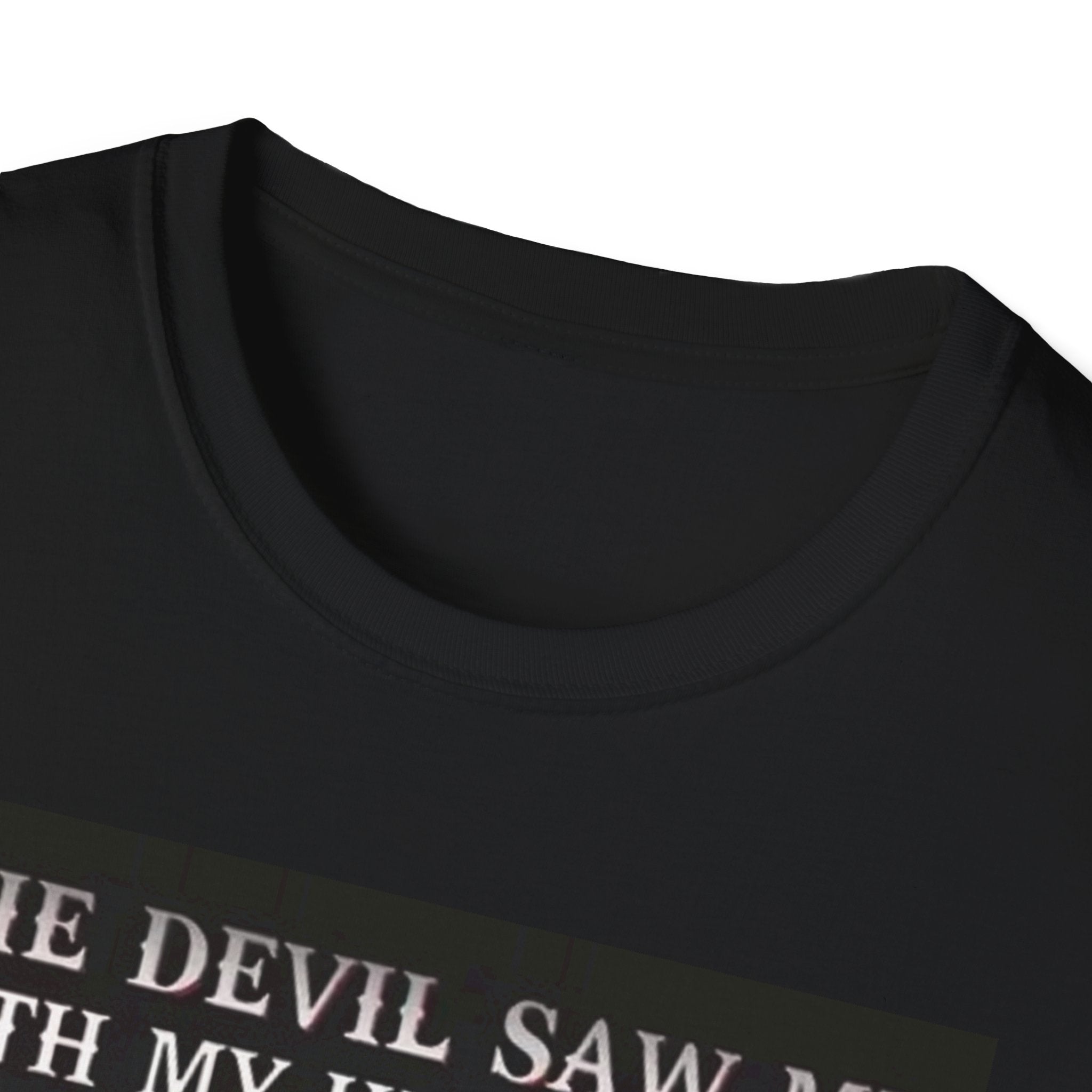 Christian Prayer T-Shirt — “The Devil Saw Me…He’d Won Until I Said Amen” Inspirational Tee