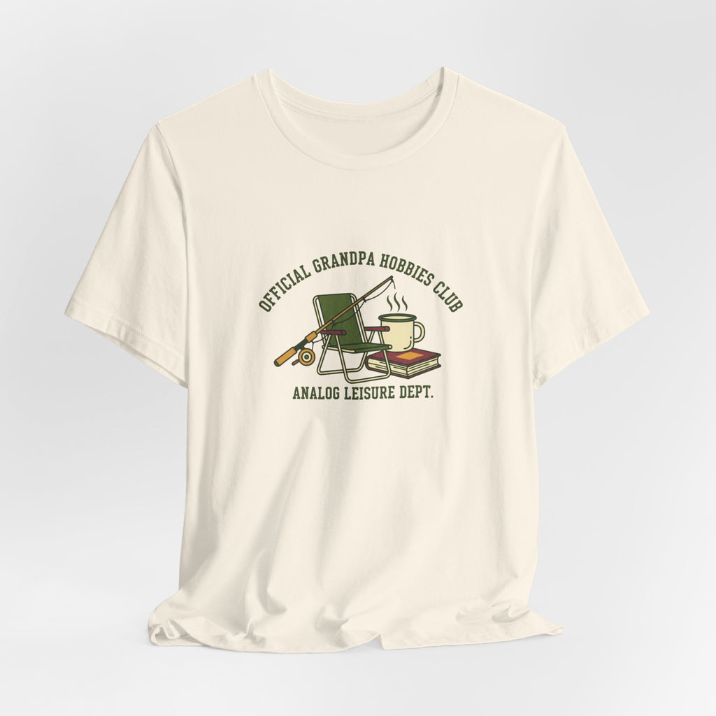 Official Grandpa Hobbies Club Tee | retro fishing shirt, vintage wildlife tee