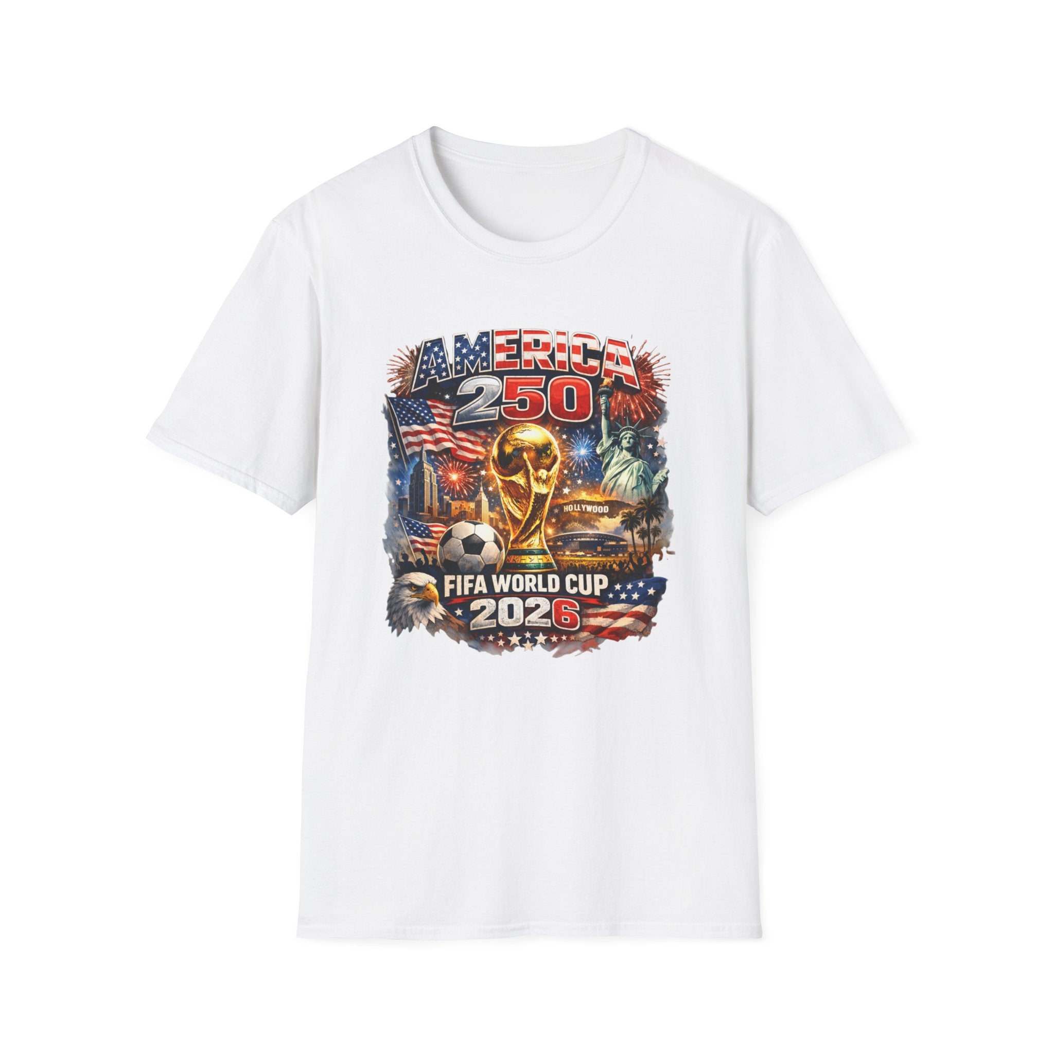 T-Shirt FIFA — America 250 World Cup 2026 Patriotic Soccer Celebration