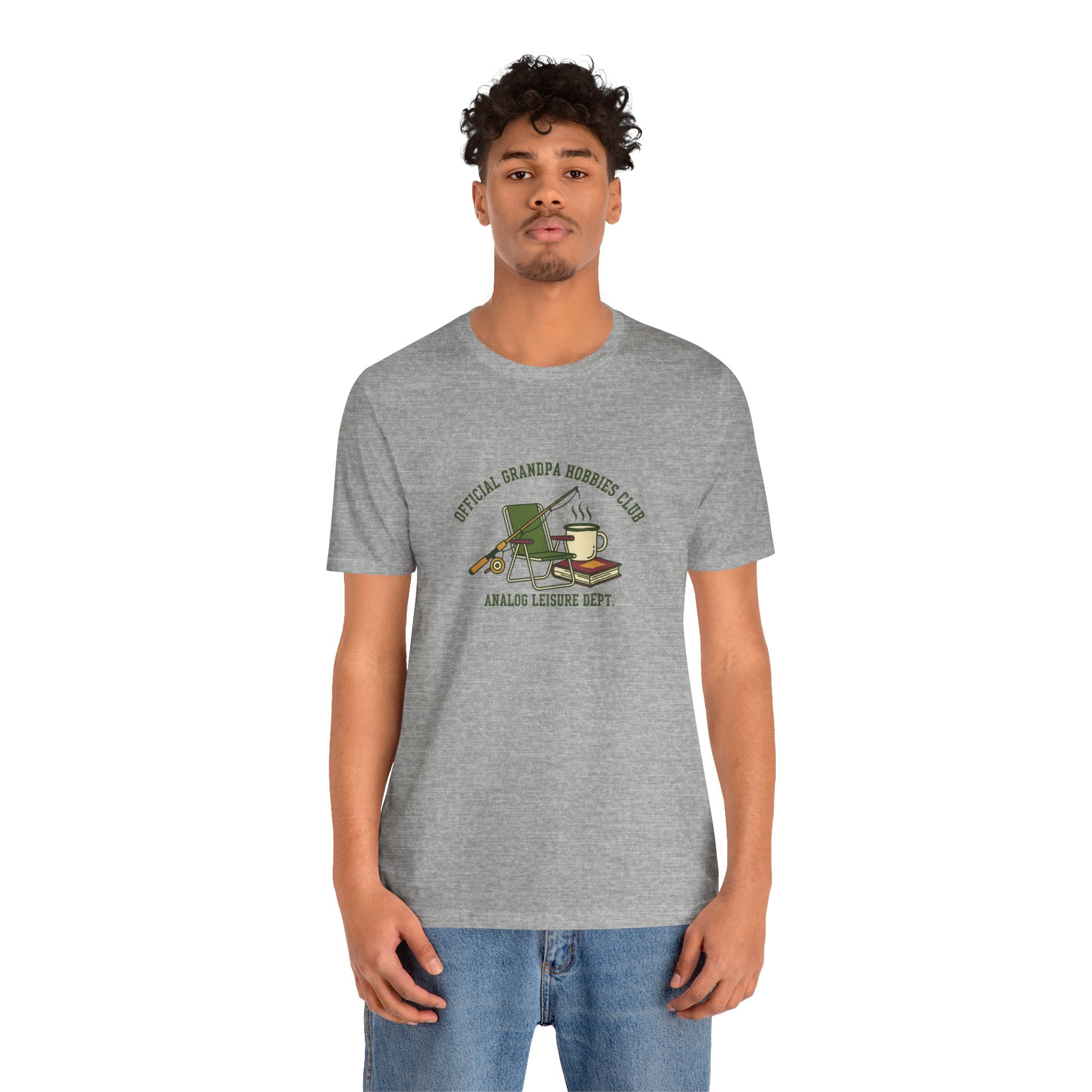 Official Grandpa Hobbies Club Tee | retro fishing shirt, vintage wildlife tee