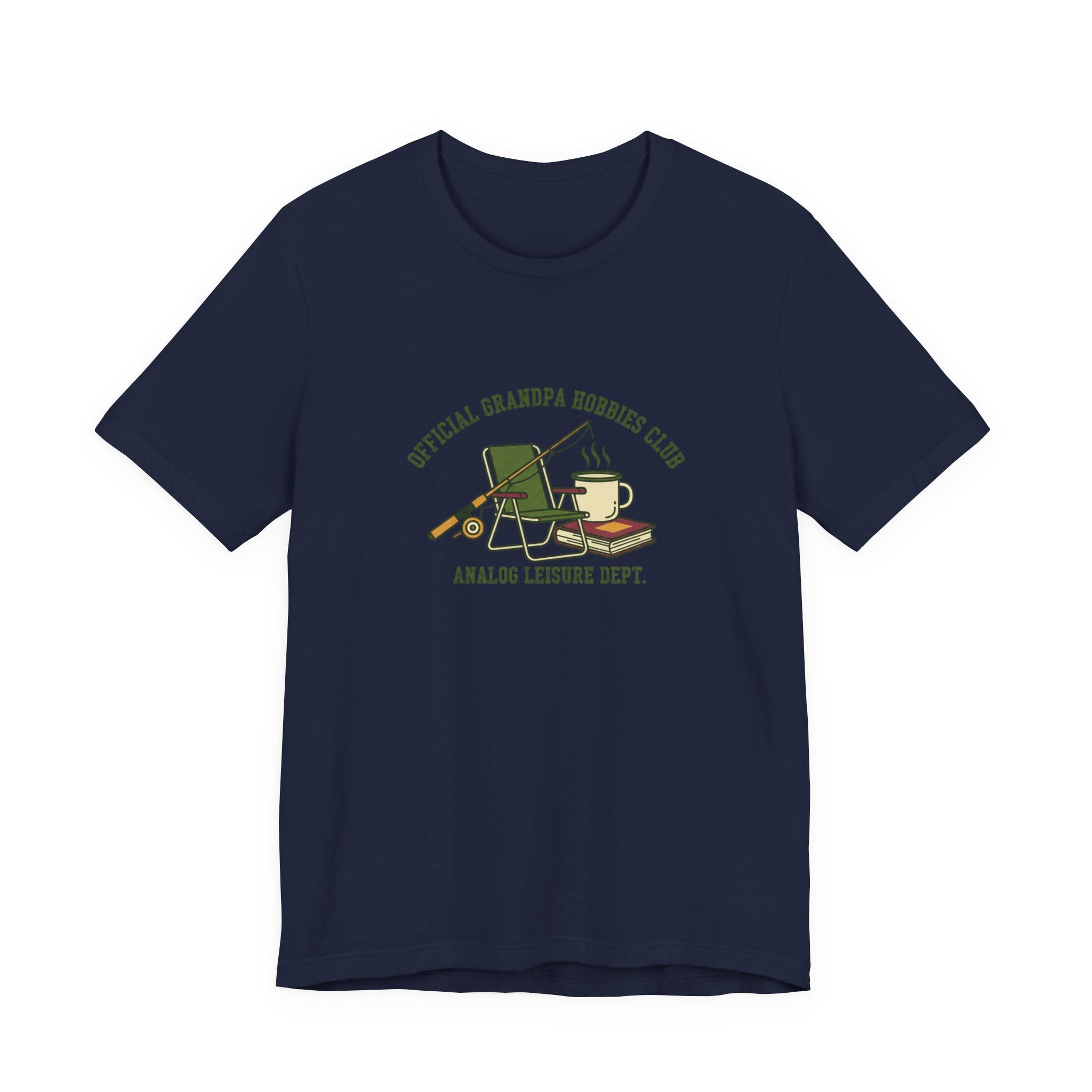Official Grandpa Hobbies Club Tee | retro fishing shirt, vintage wildlife tee