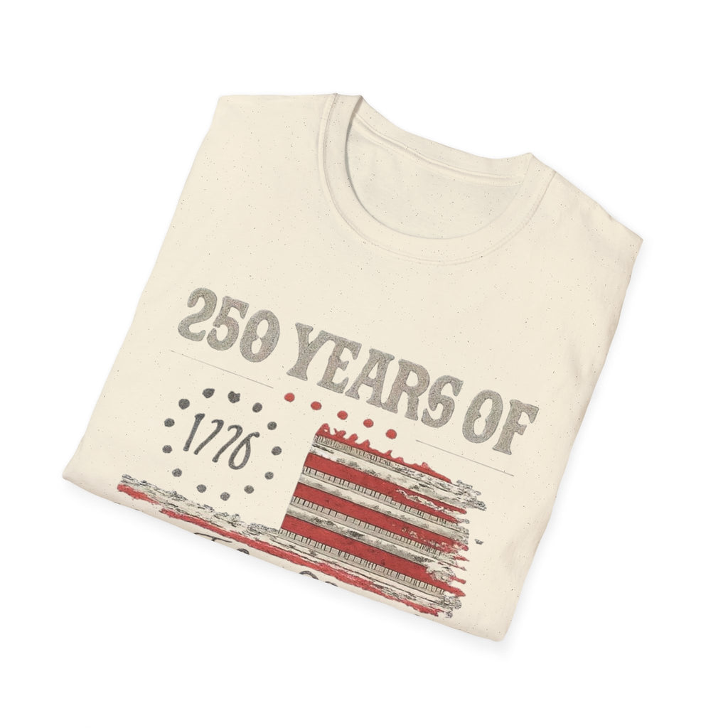 Freedom 250th Anniversary T-Shirt – "250 Years of Freedom" 1776 We the People Patriotic Tee