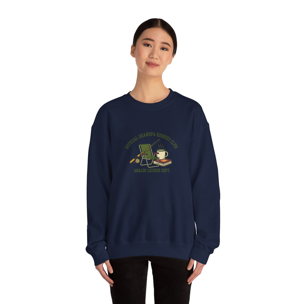 Official Grandpa Hobbies Club Sweatshirt | retro fishing, country core