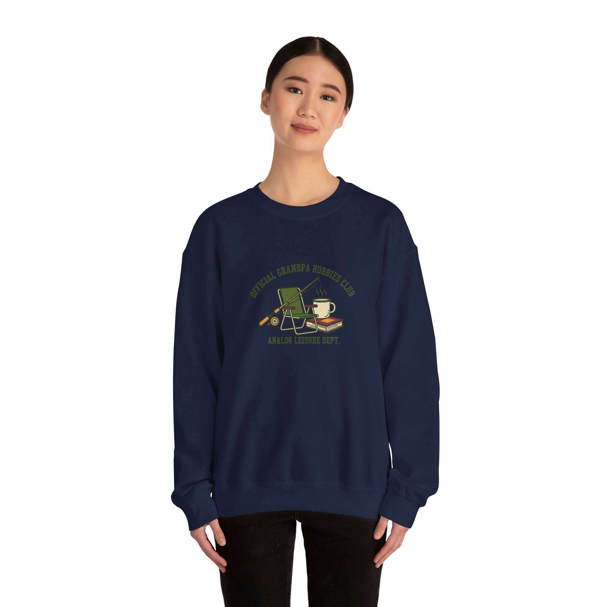 Official Grandpa Hobbies Club Sweatshirt | retro fishing, country core