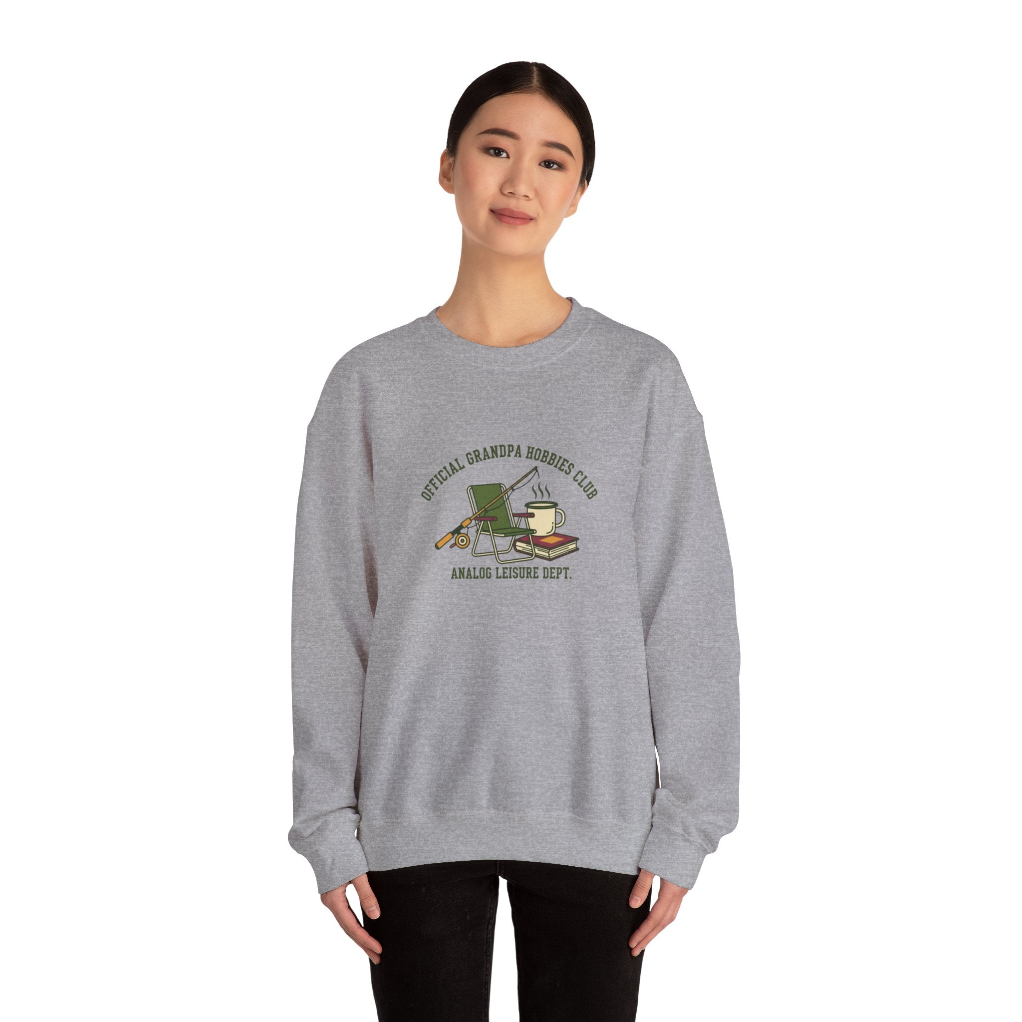 Official Grandpa Hobbies Club Sweatshirt | retro fishing, country core