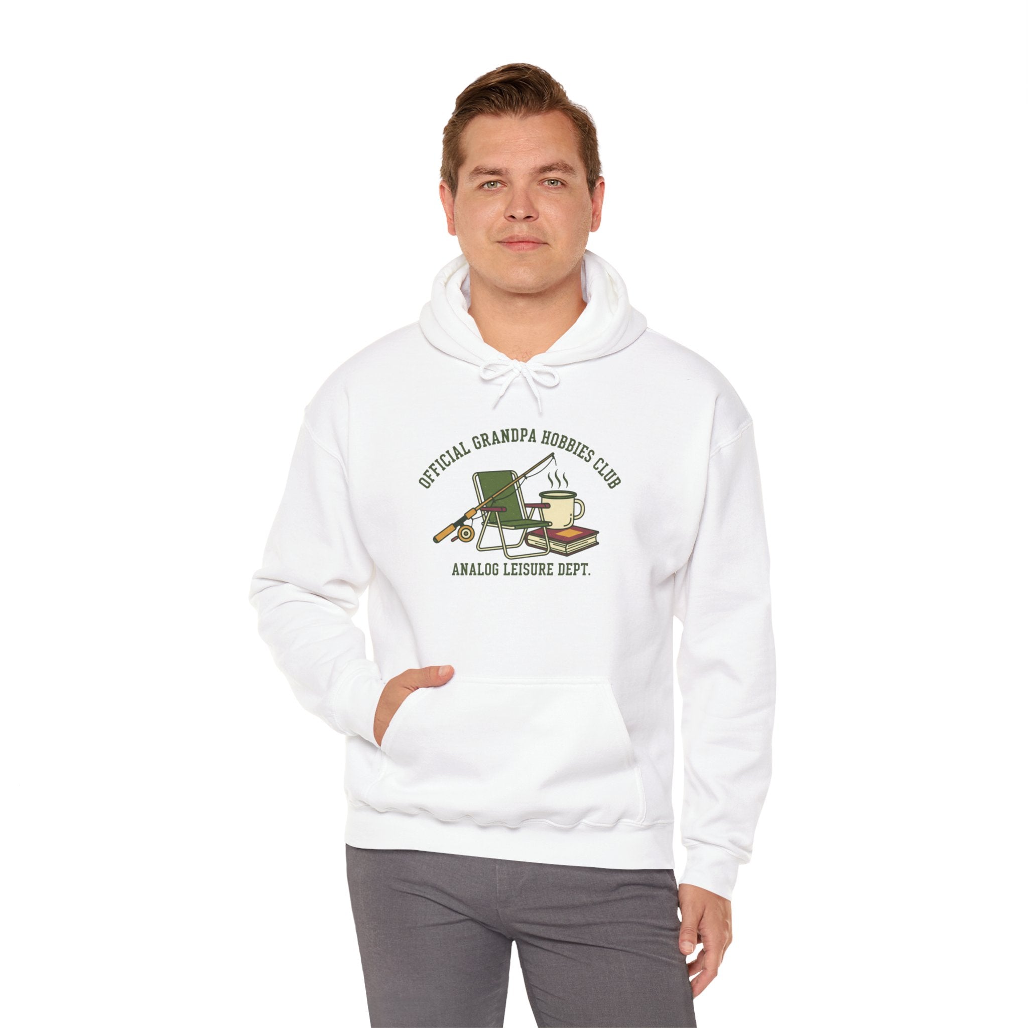 Retro Fishing Graphic Hoodie | grandpa core, vintage wildlife