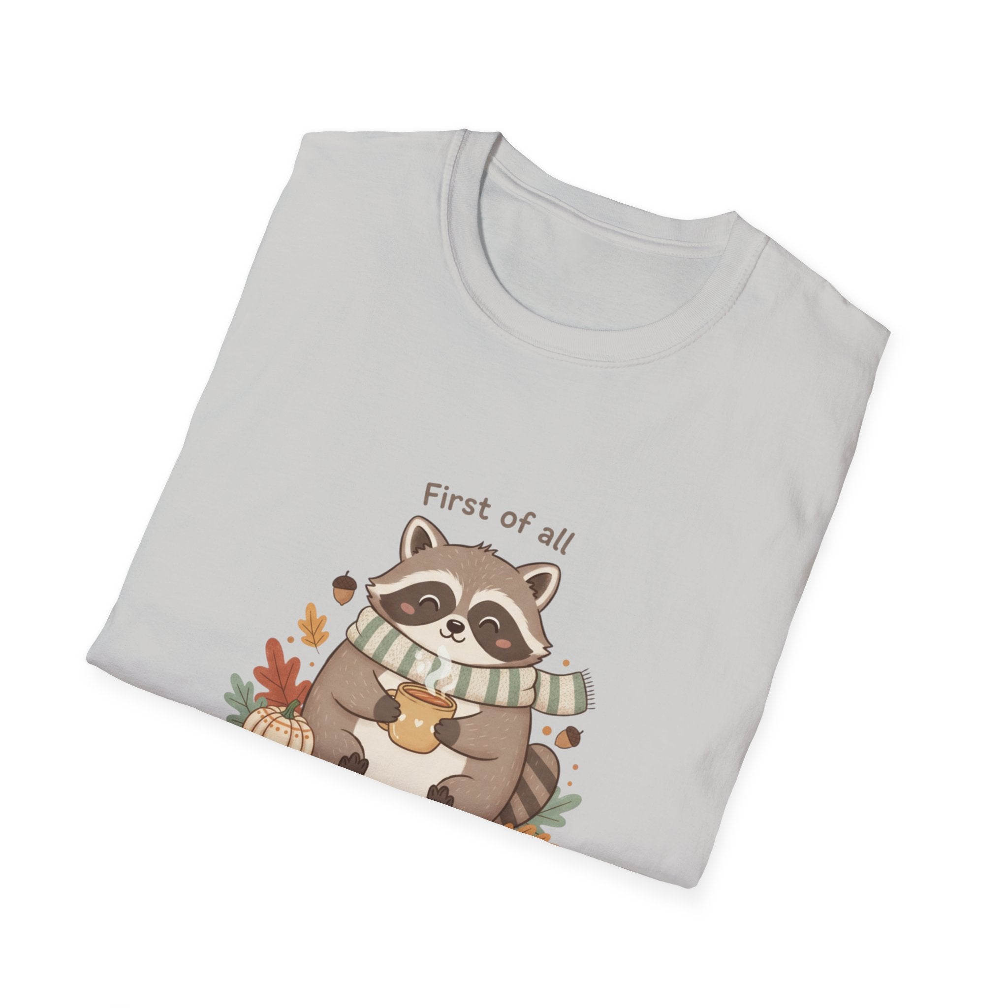 Cozy Raccoon Autumn Shirt | I'm a delight tee