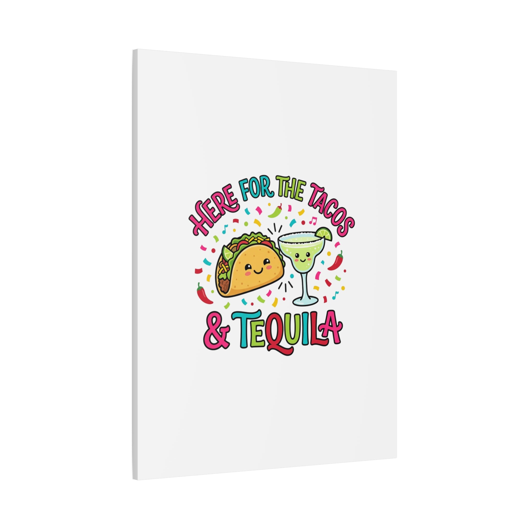 Here for the Tacos & Tequila Canvas | Cinco de Mayo fiesta decor